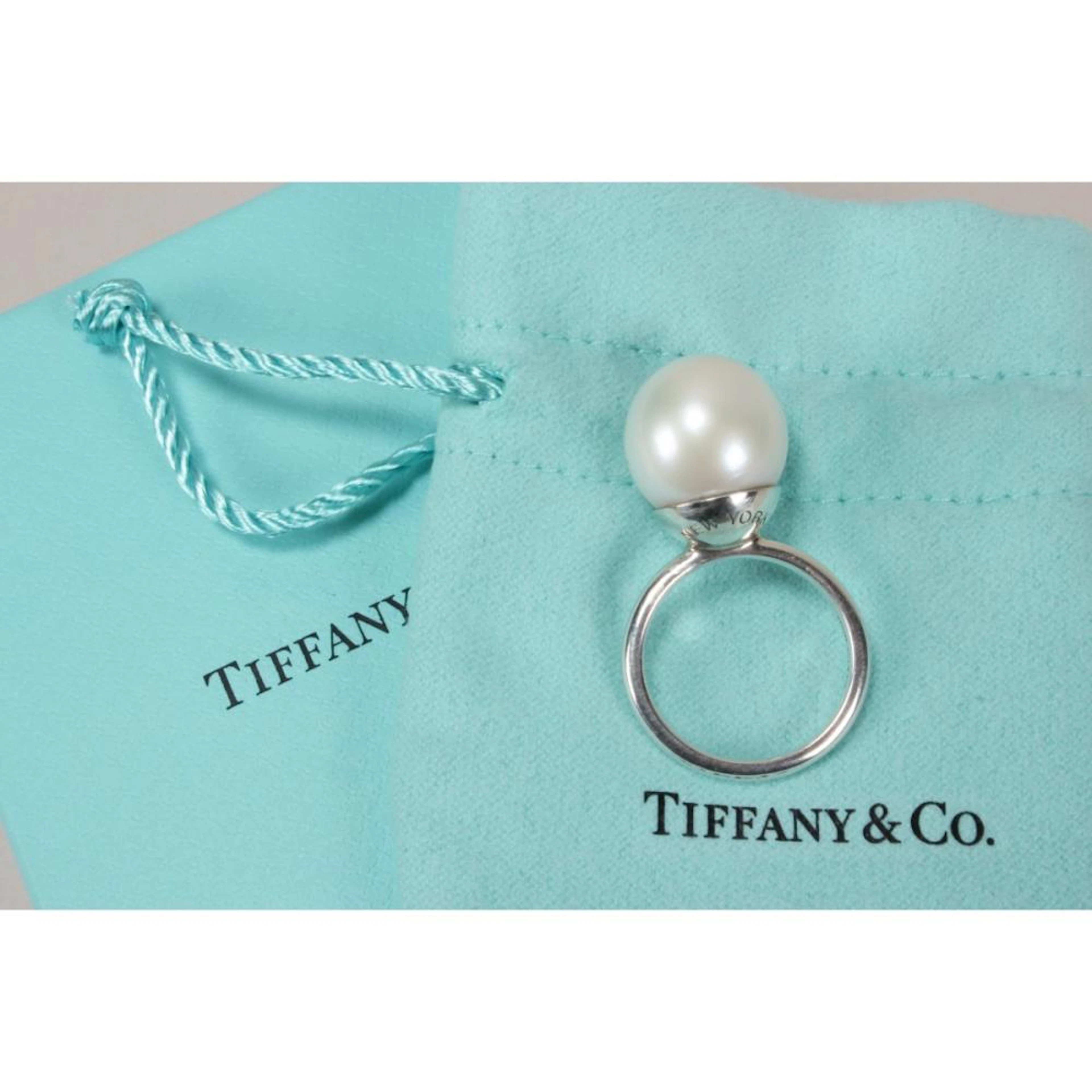 Sterling Silver and Pearl Ring