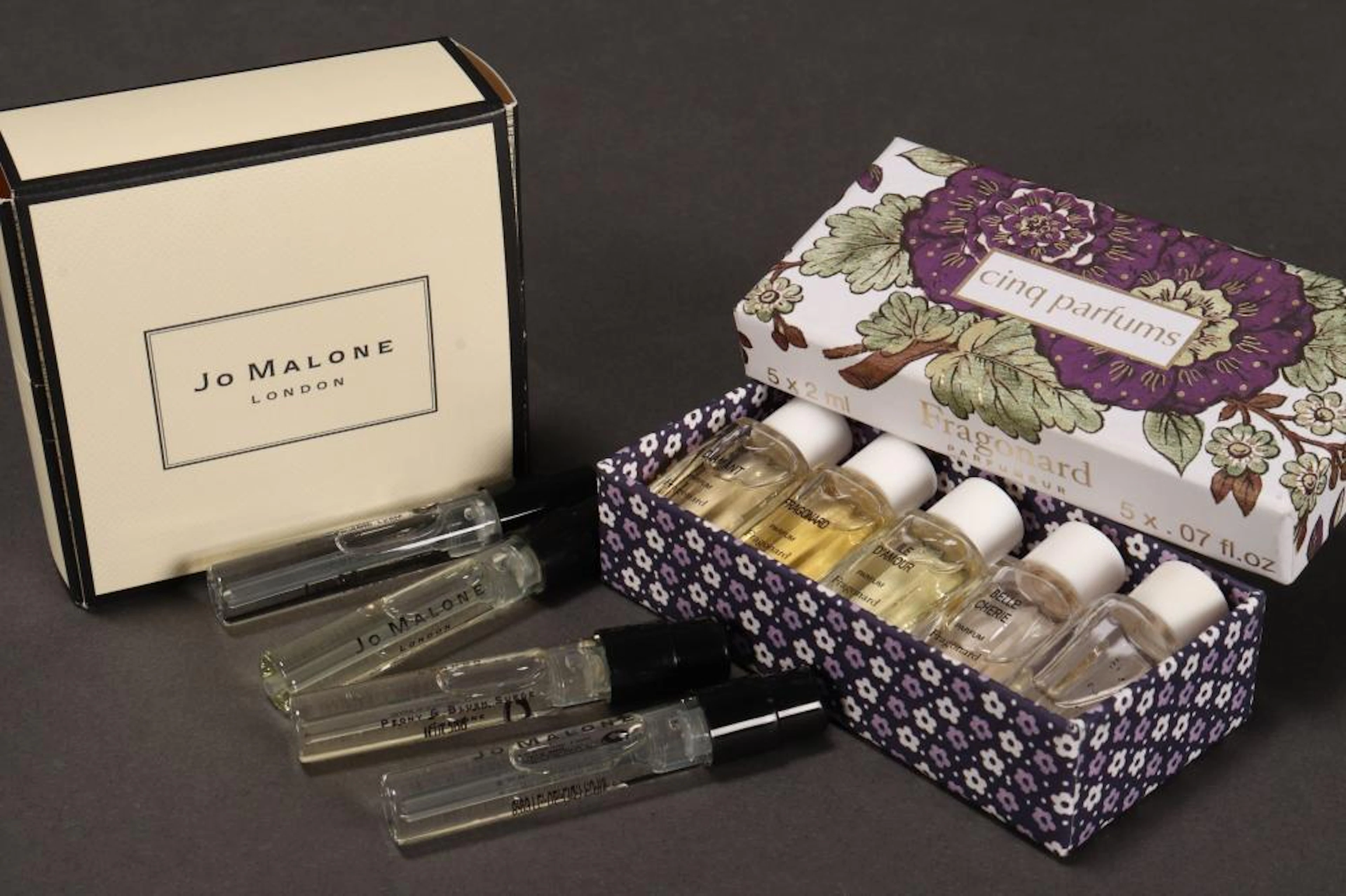 Miniature Perfume Samples, Jo Malone and Fragonard