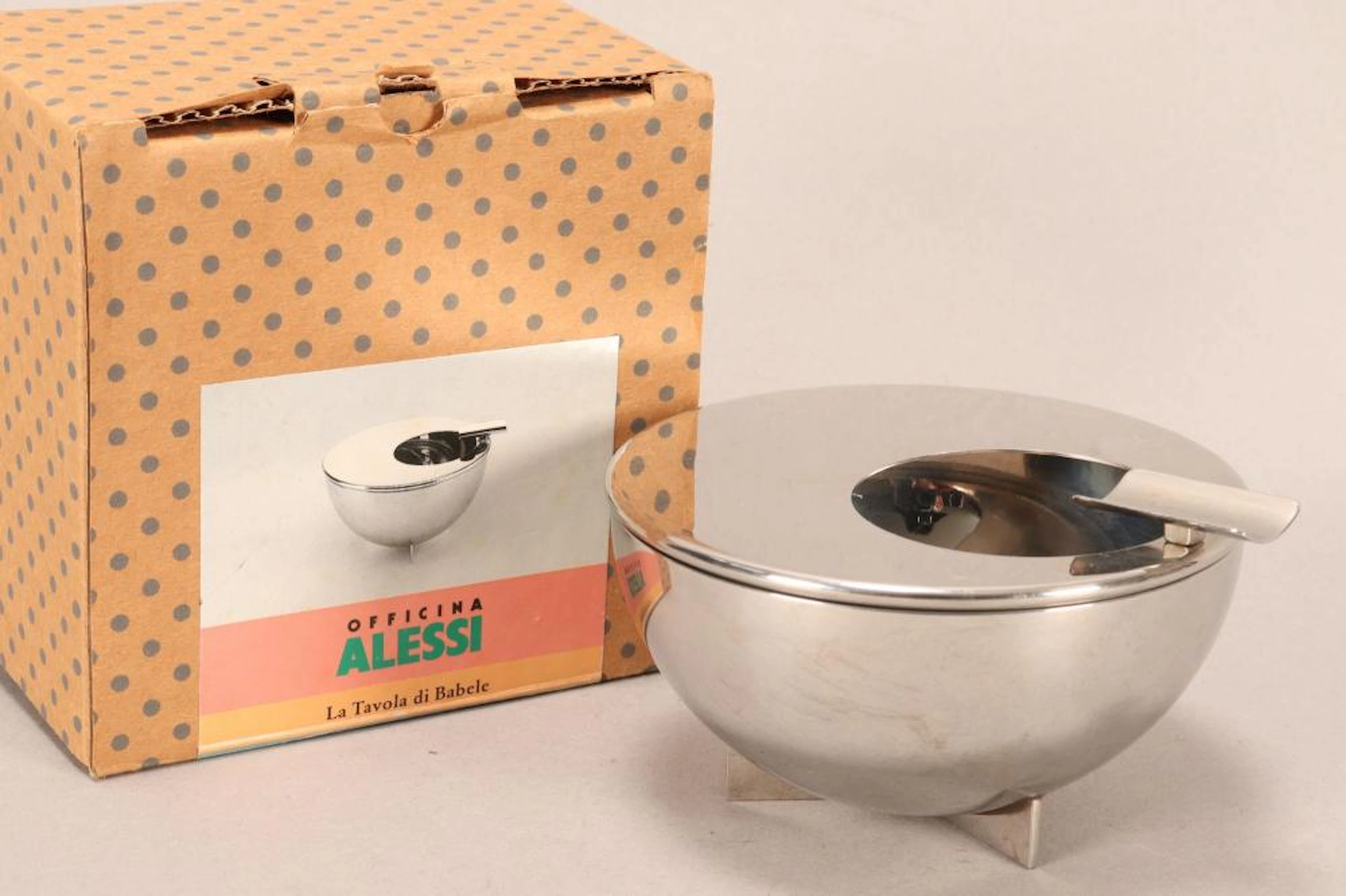 Alessi Bauhaus Style Ash Tray,