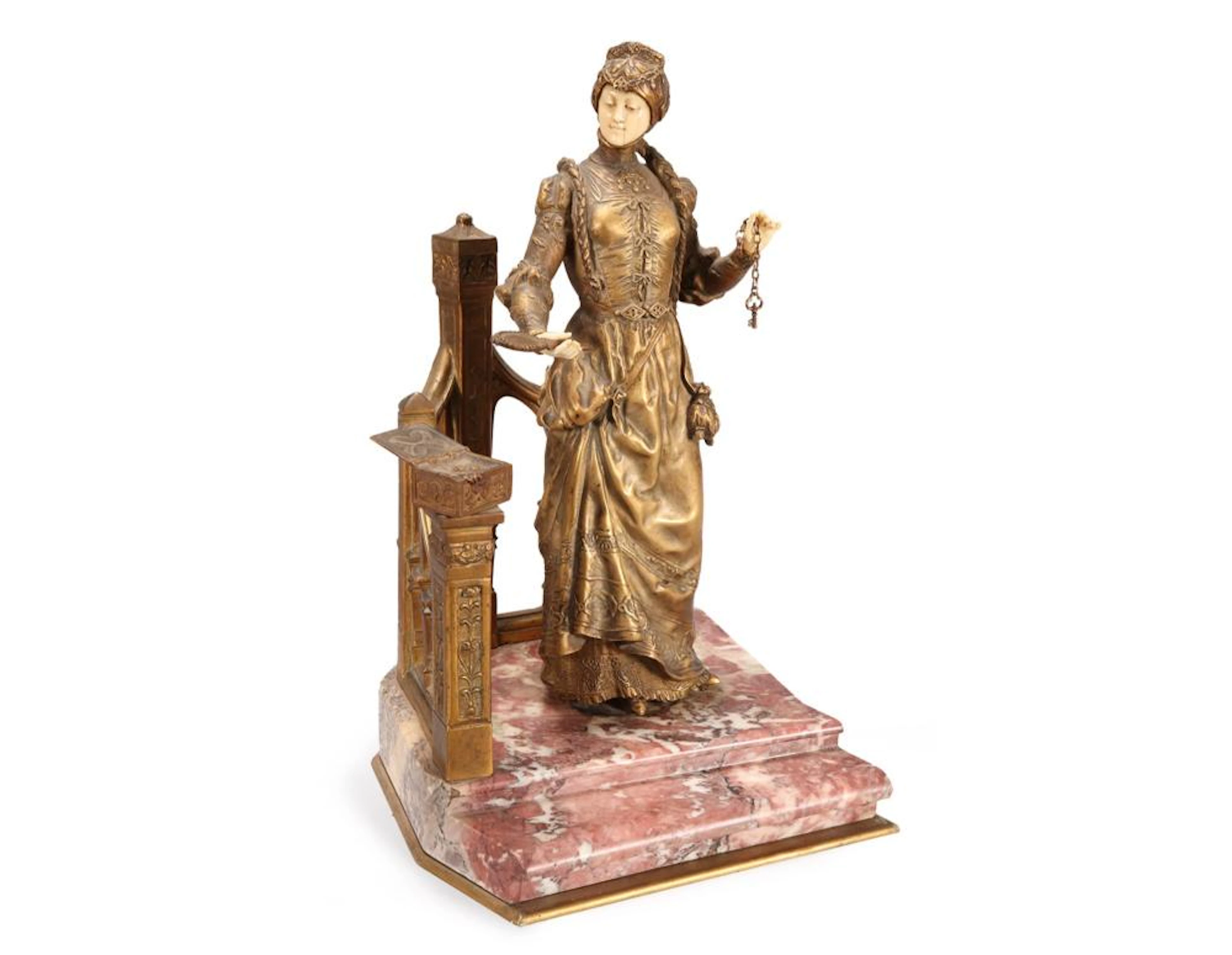 Rene Paul Marquet (French, 1875-1937) Gilt Bronze