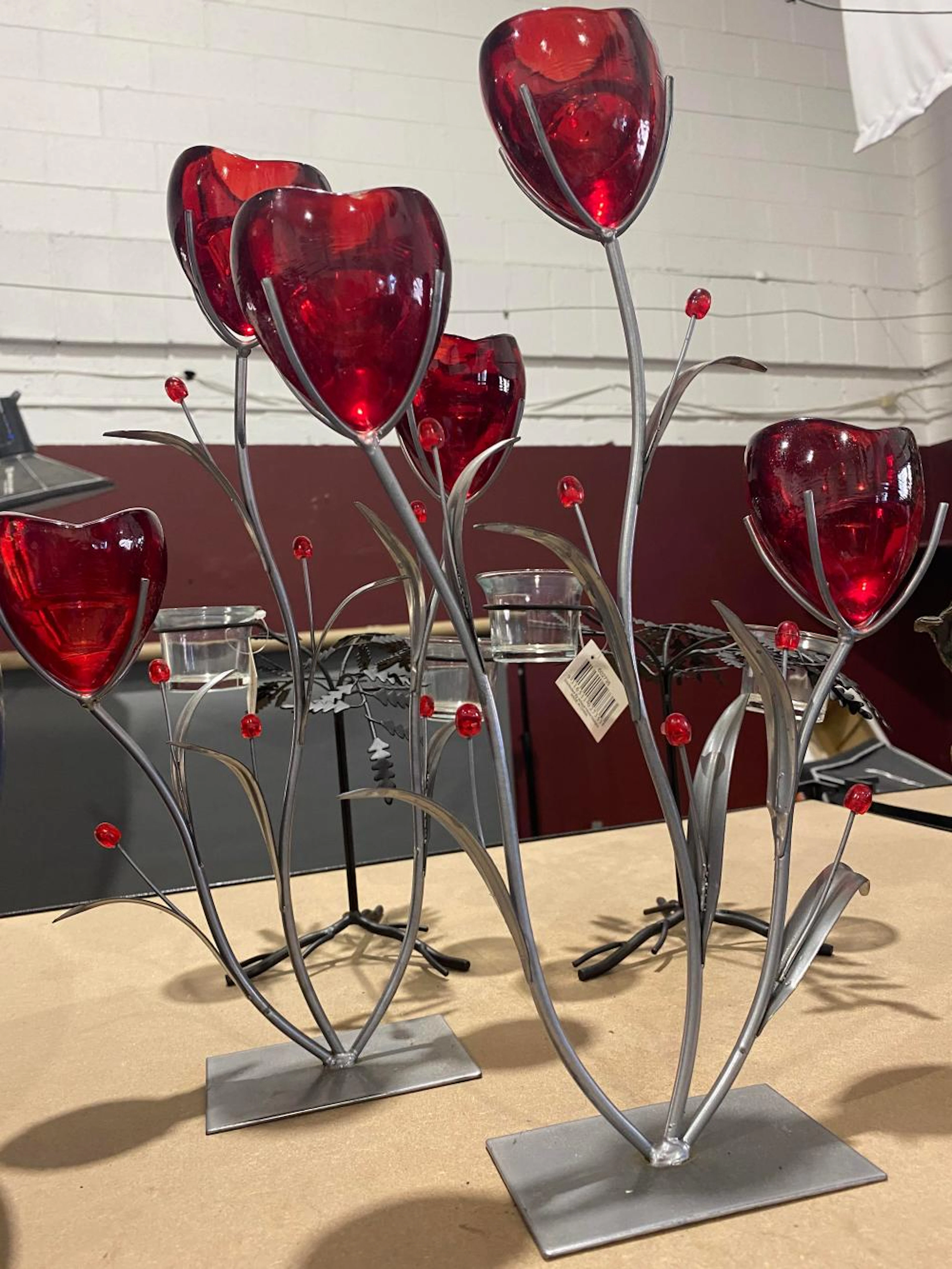 Two Pairs of Contemporary Candelabra,