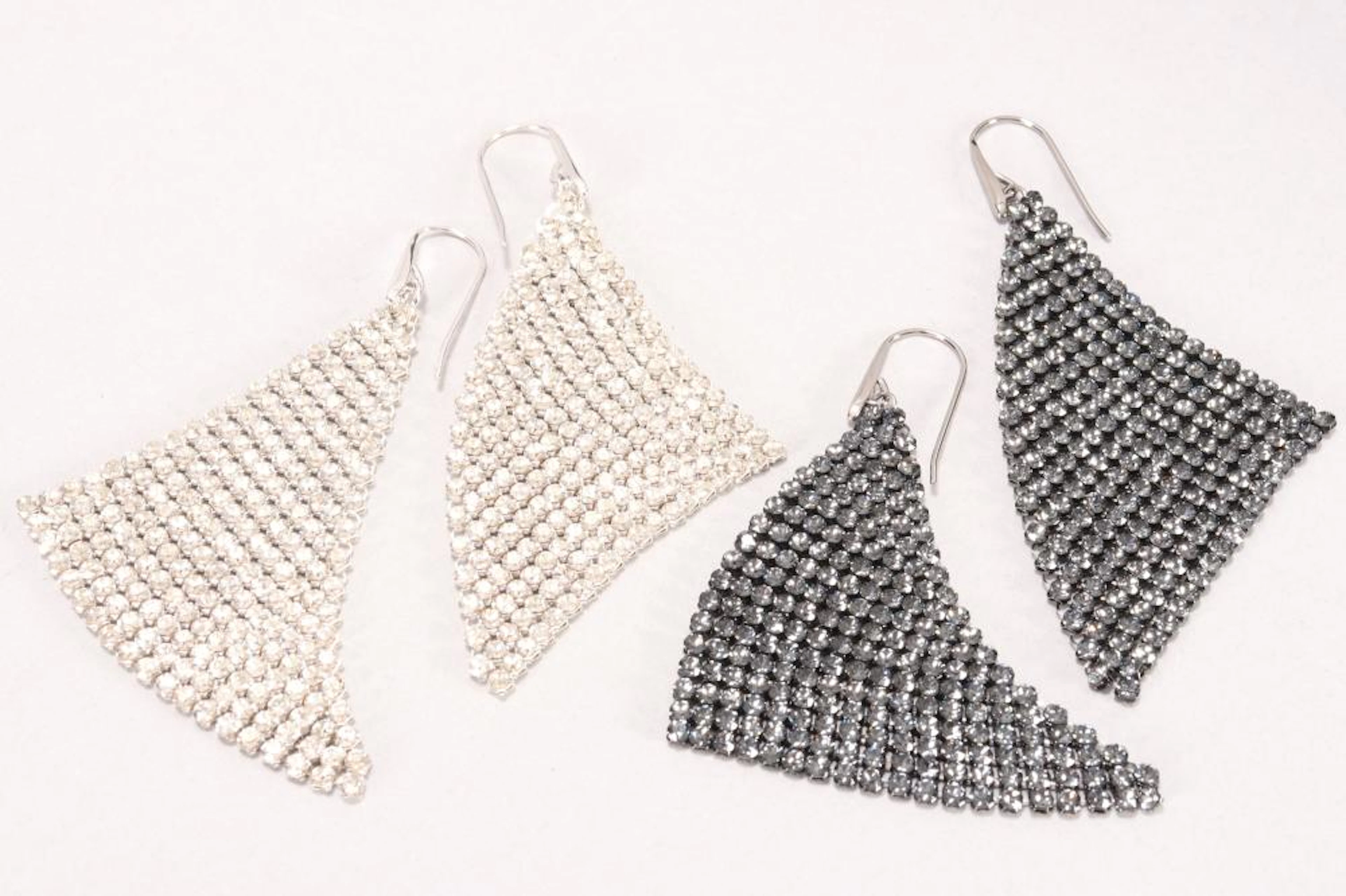 Two Pairs of Boxed Swarovski Crystal Earrings,
