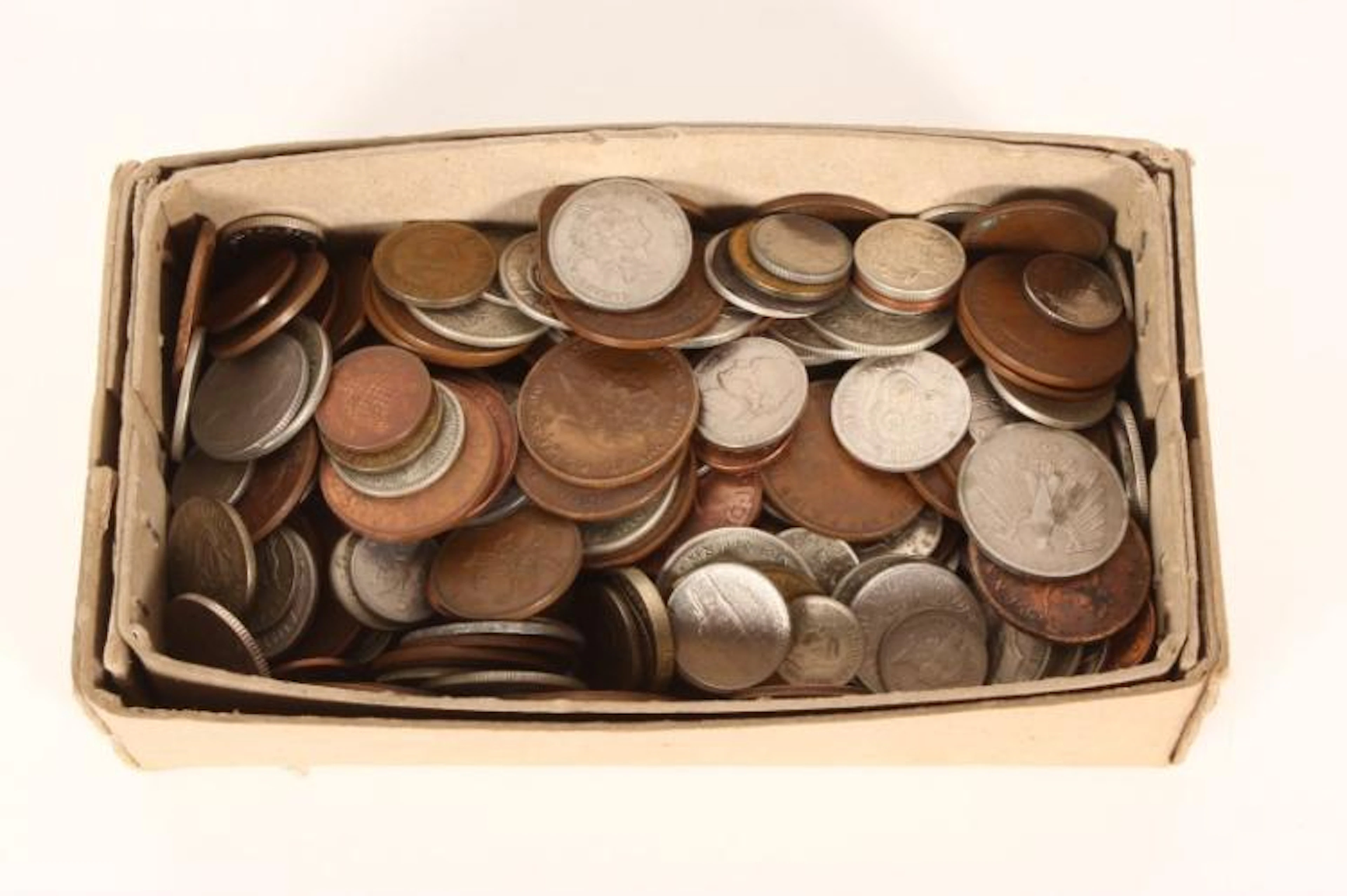 Mixed Silver and Copper Australian Coins