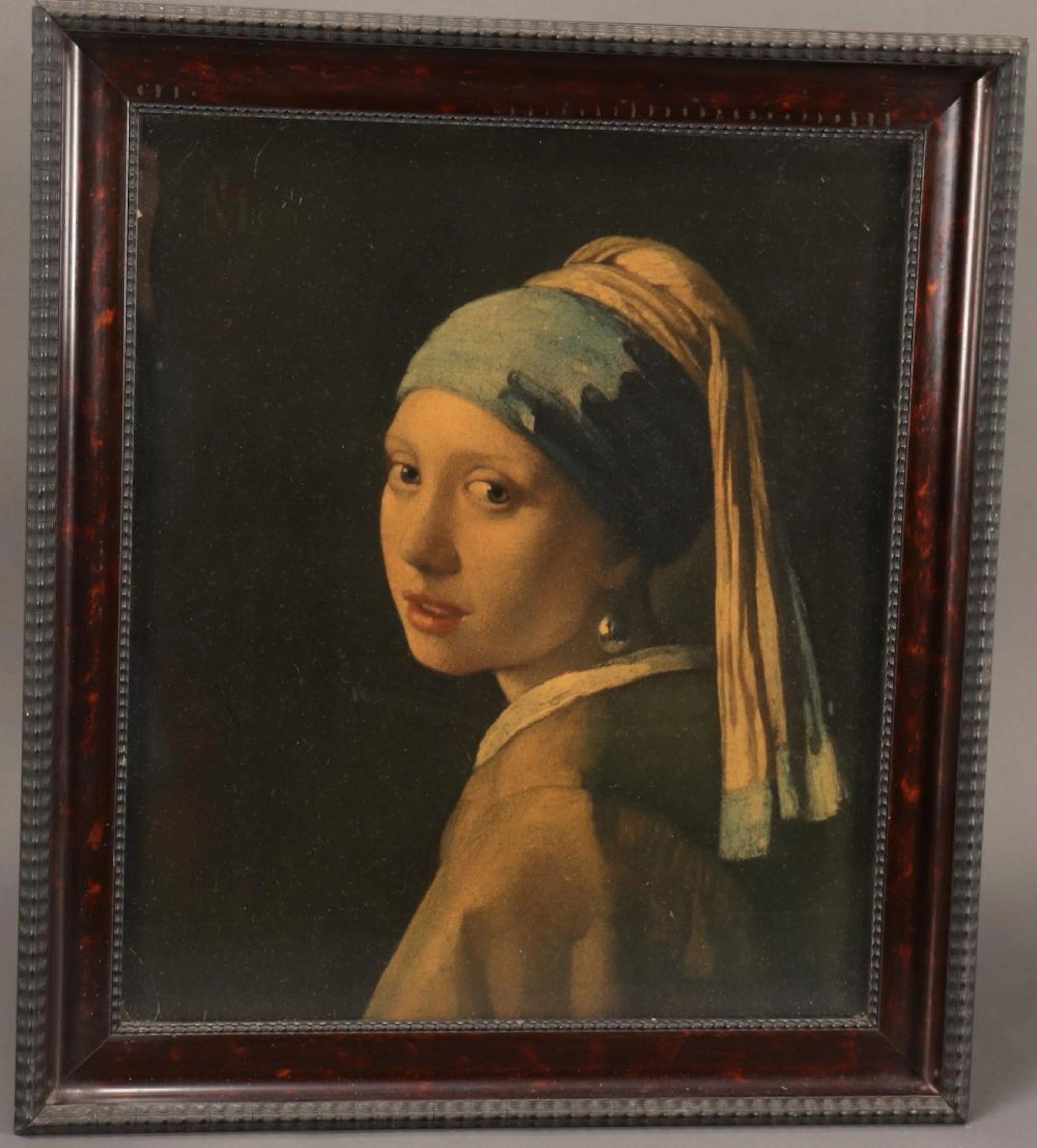Early 20th Century Framed Vermeer Print,