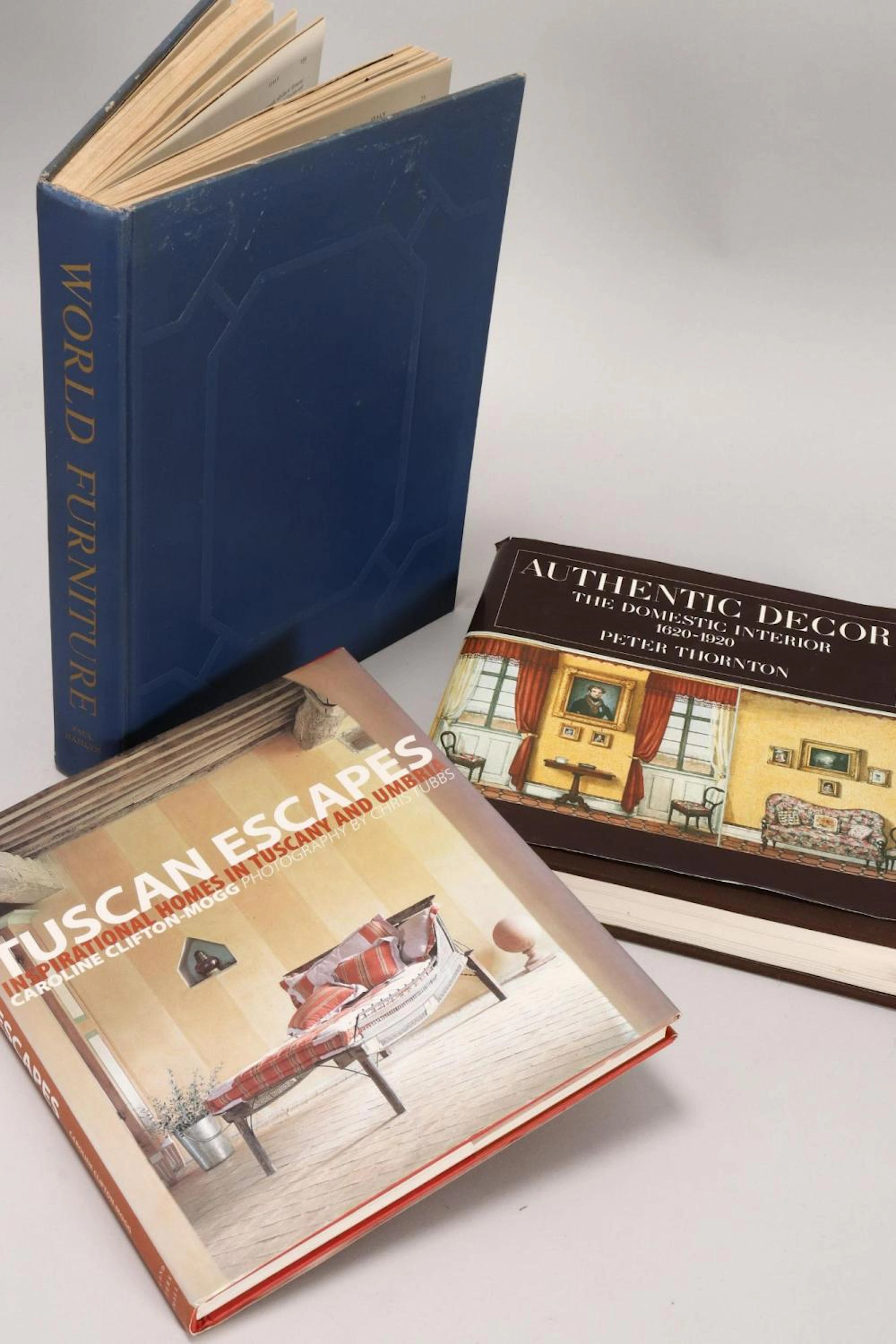 Three Antique Reference Books,