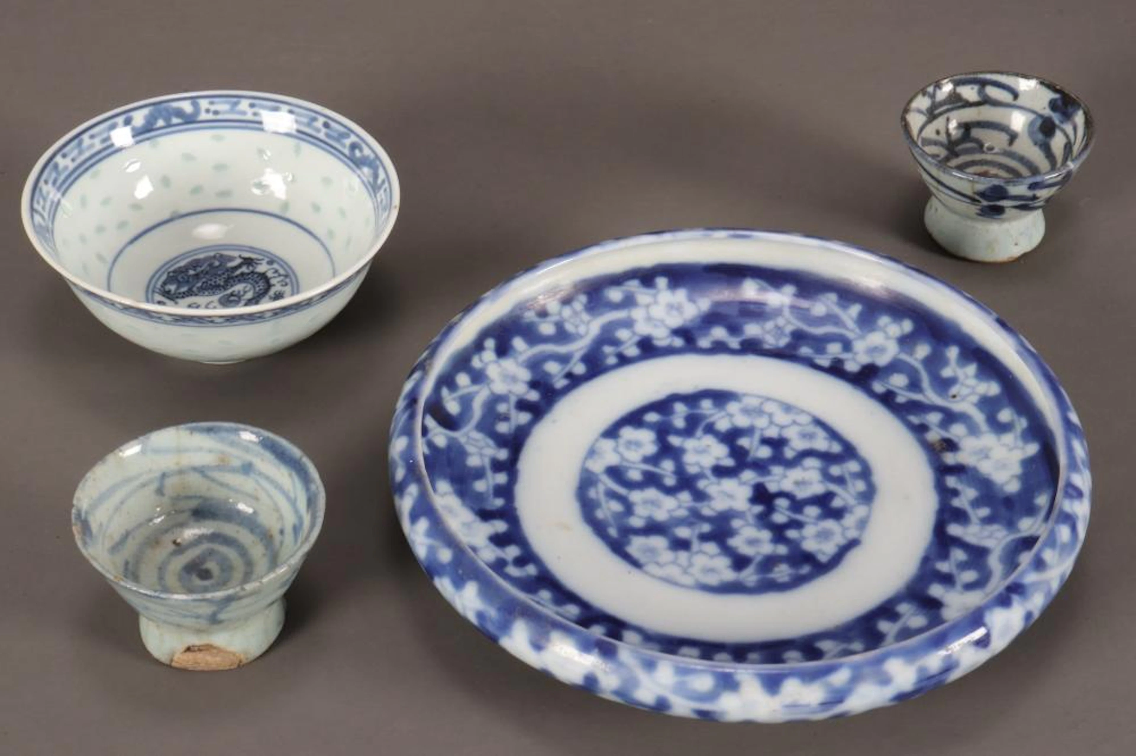 Four Chinese Porcelain Bowls,