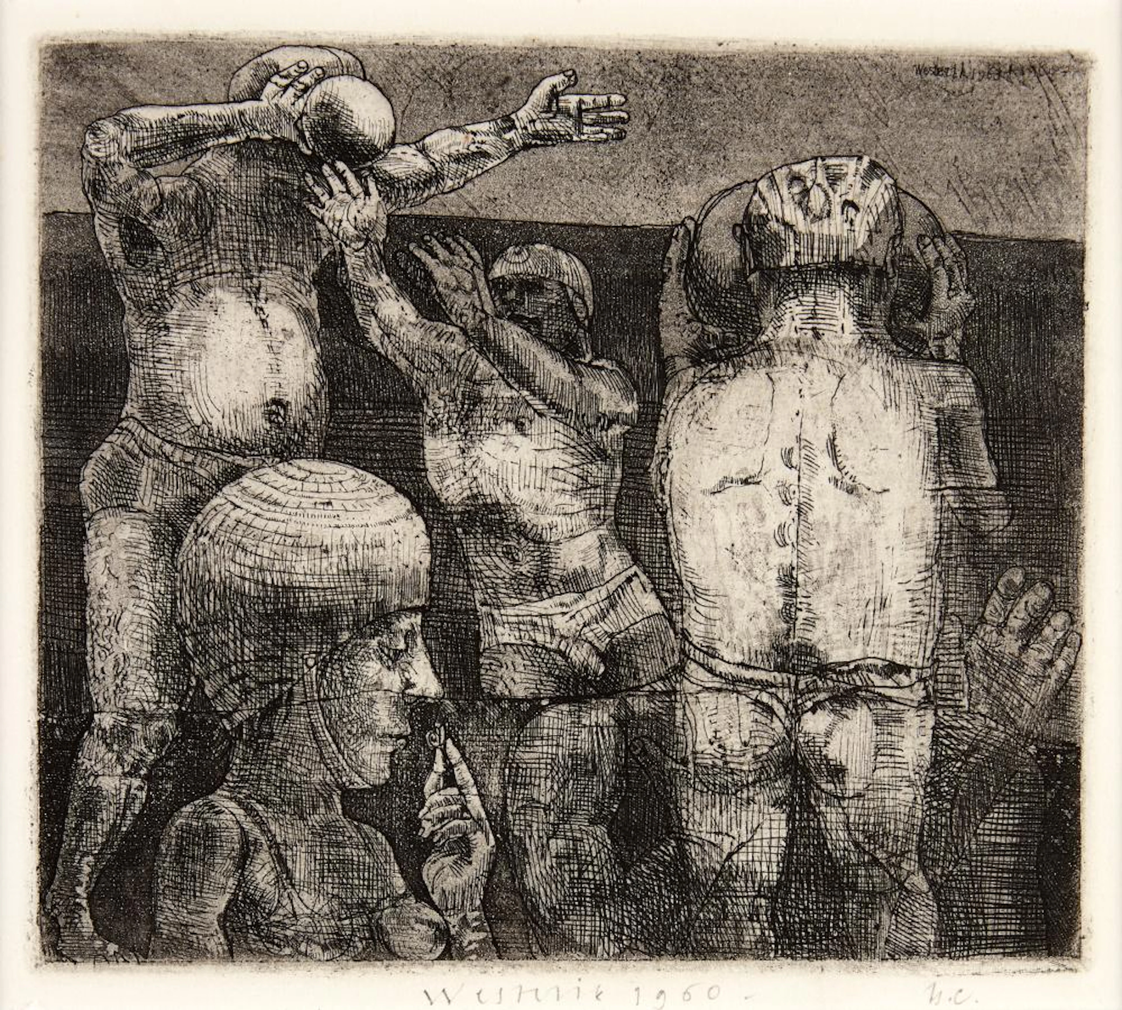 Fine hors commerce copy of a very rare etching