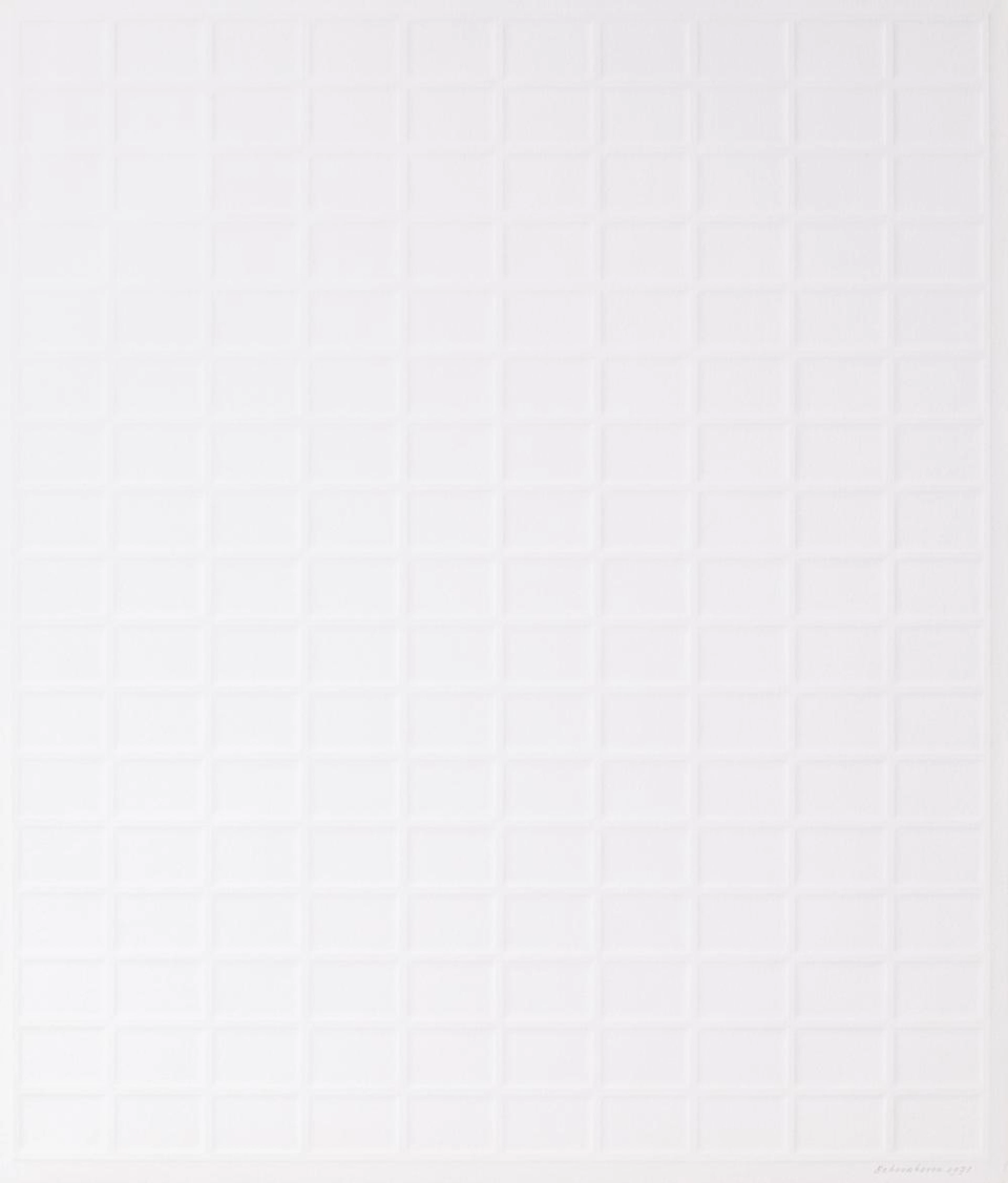 Jan Schoonhoven (Dutch 1914 - 1994). Untitled, 1971.