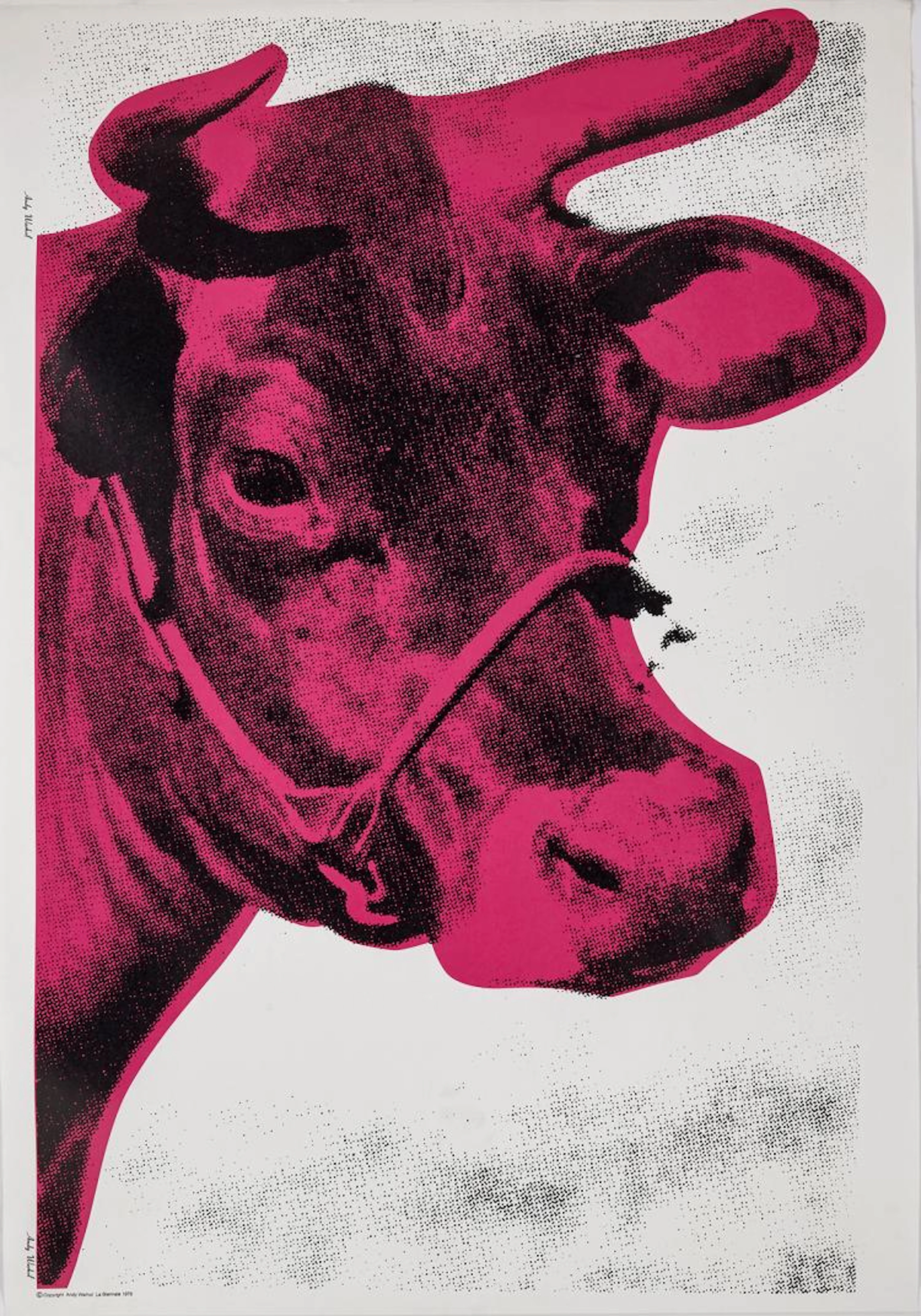 Andy Warhol: Cow poster for the Biennale (1976)