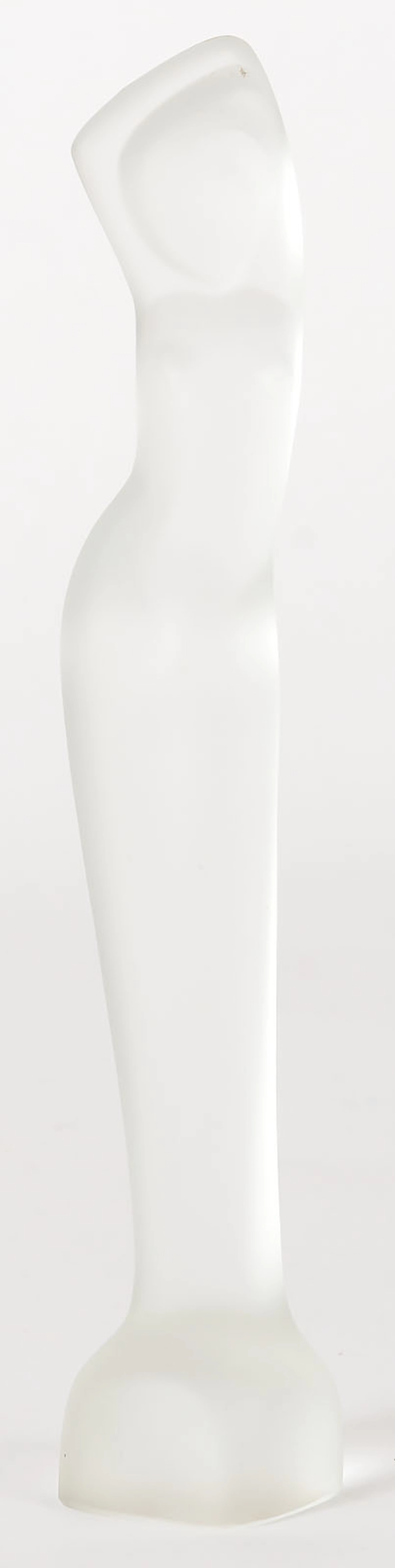 Fragile nude female figure by Lucienne Bloch, produced by Leerdam