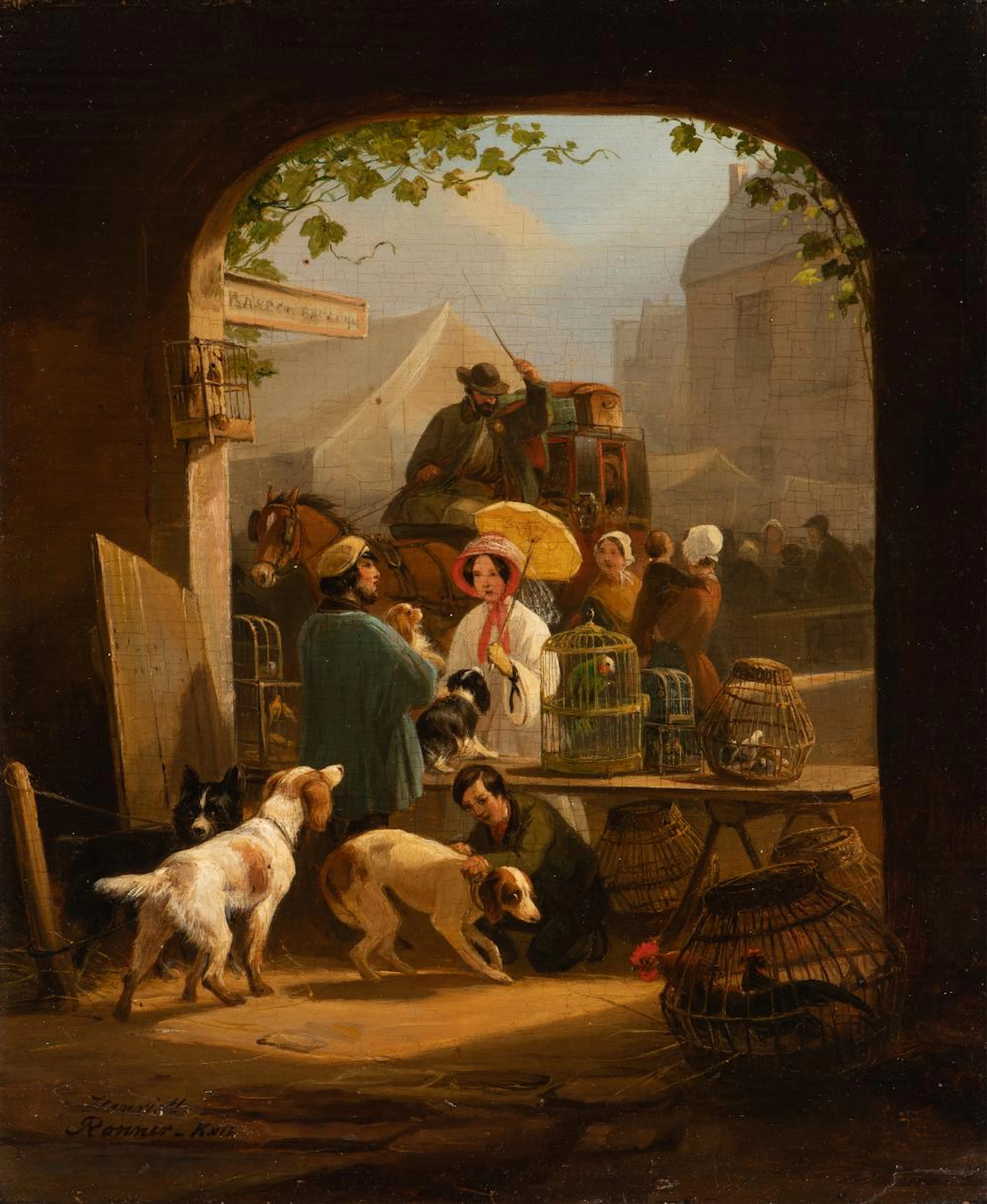 Beautiful early work by Henriette Ronner-Knip