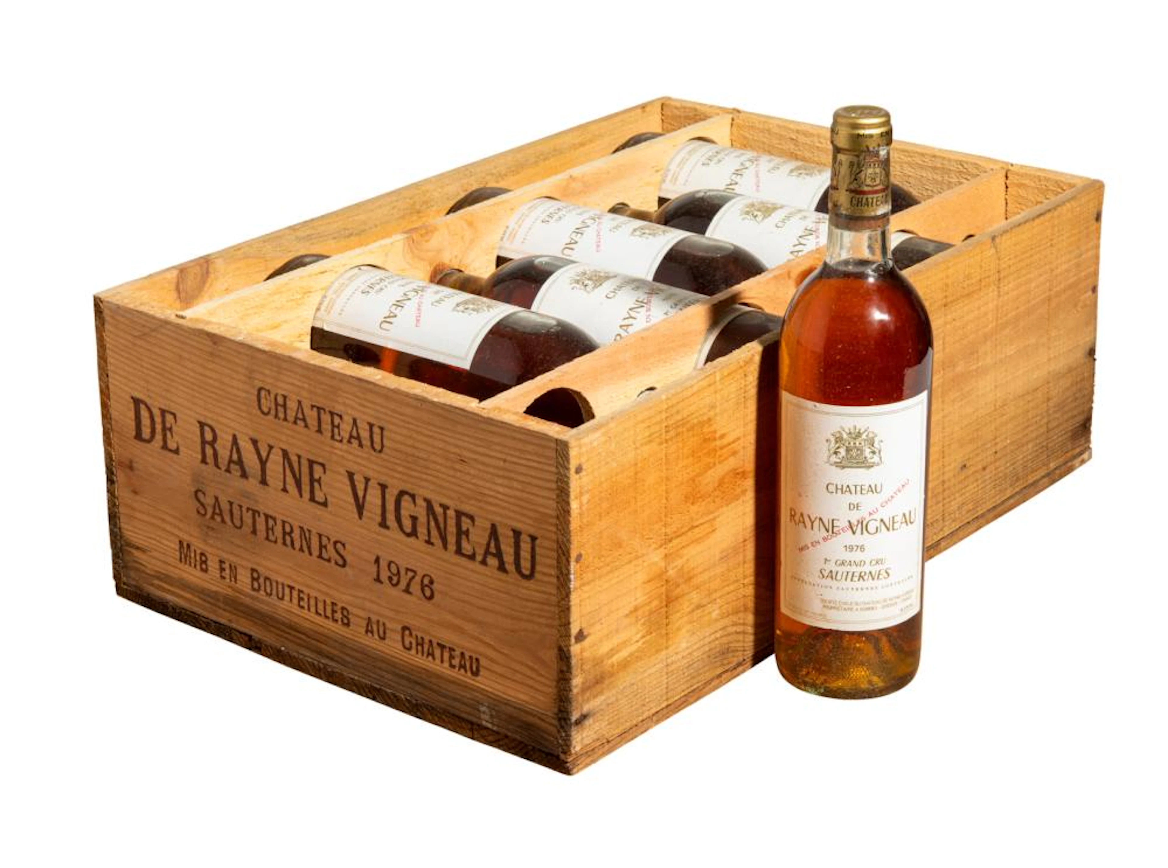 Chateau de Rayne-Vigneau, 1976: Sauternes, 1er cru classe.