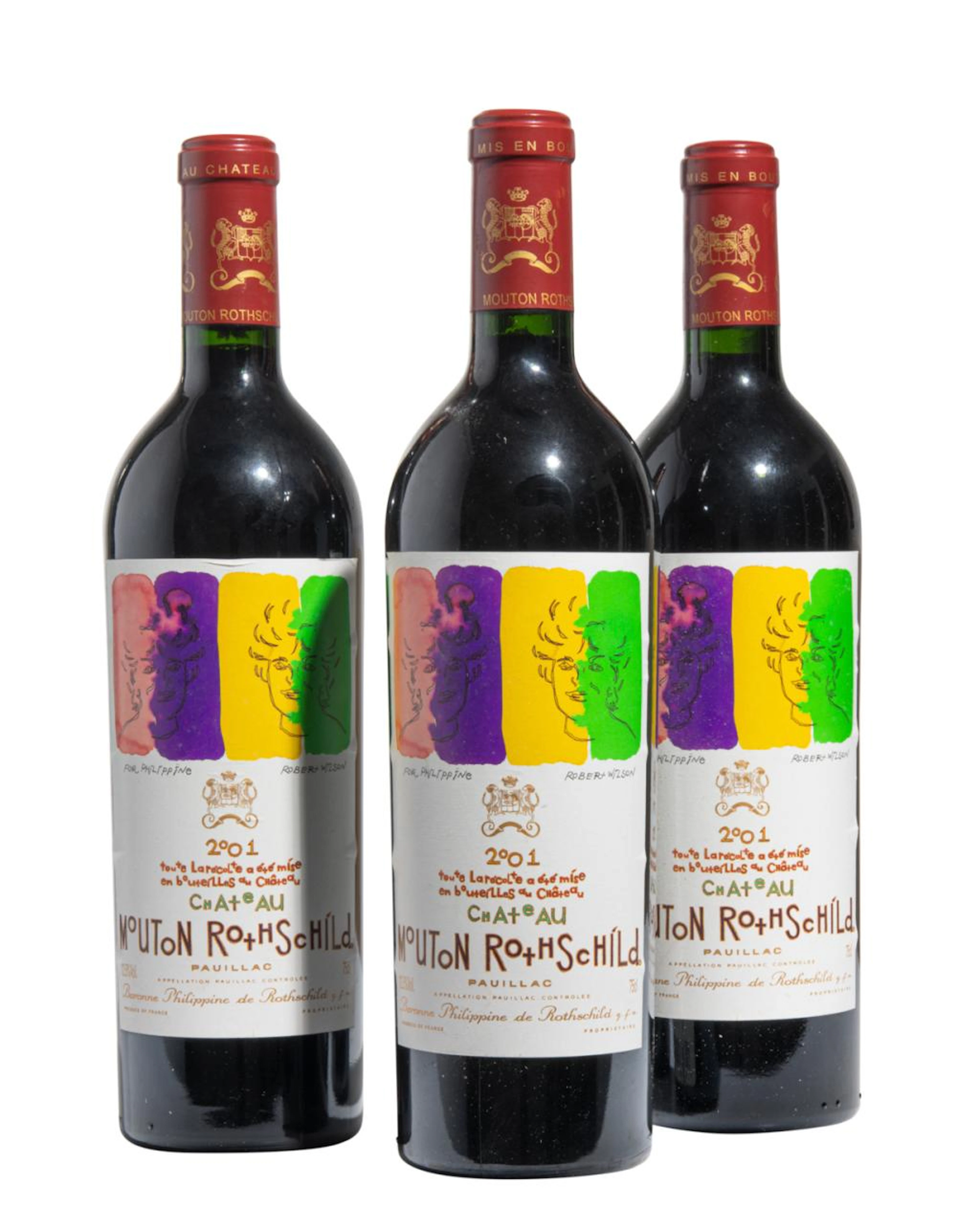 Chateau Mouton-Rothschild, 2001: Pauillac, 1er cru classe.