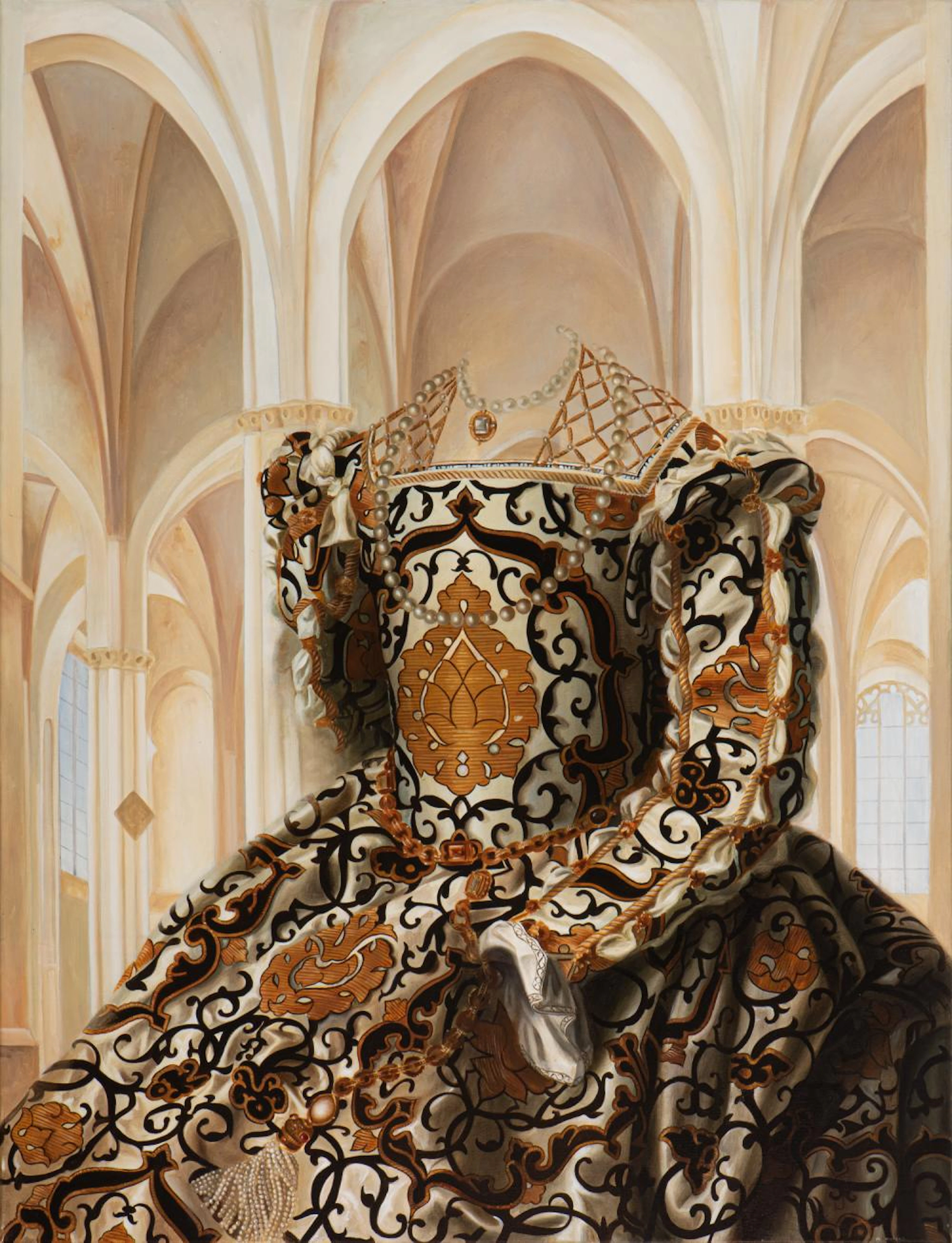 Bronzino and Saenredam in a majestic painting by Mary Waters