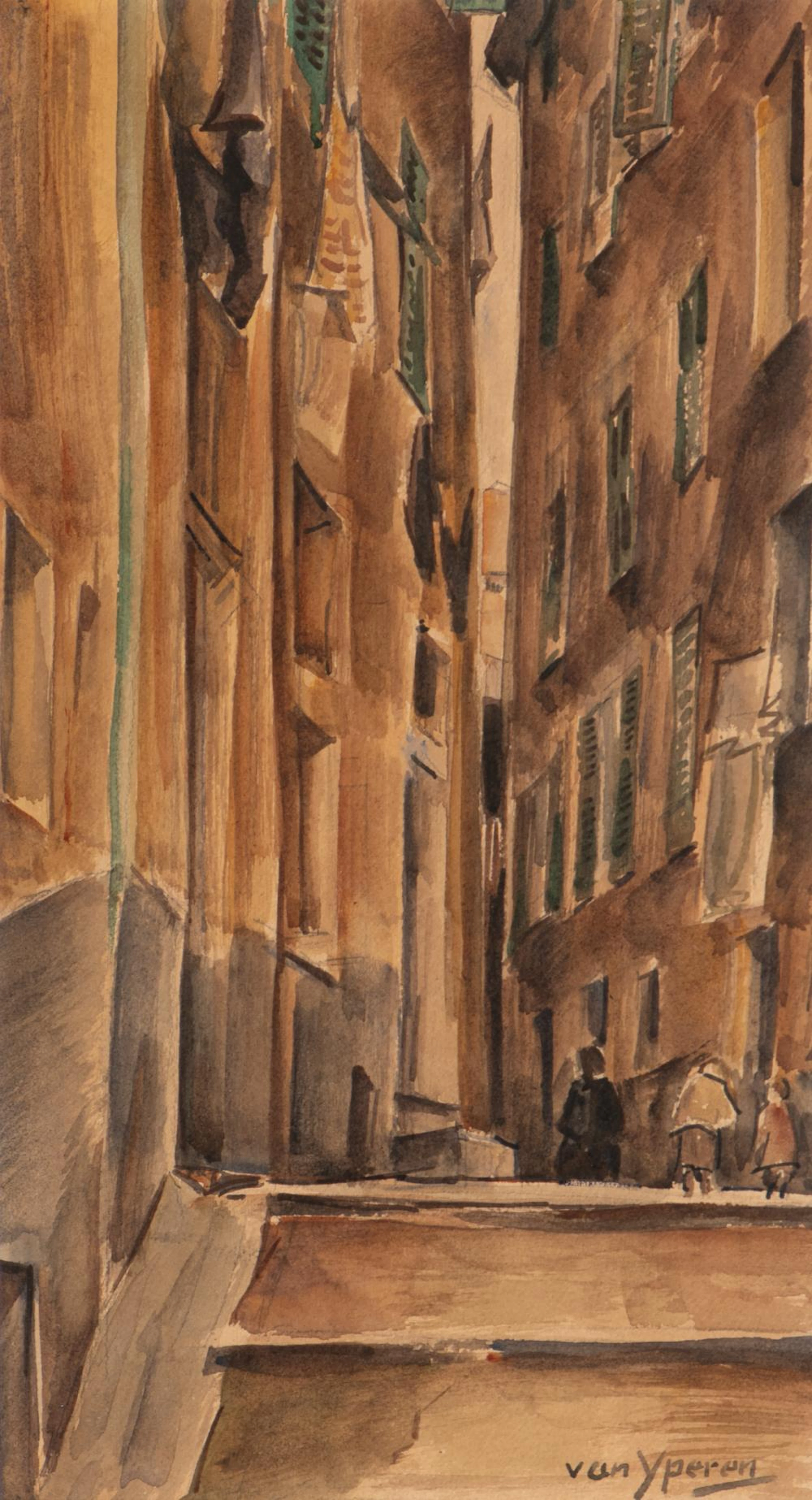 Wandering through narrow streets of old city