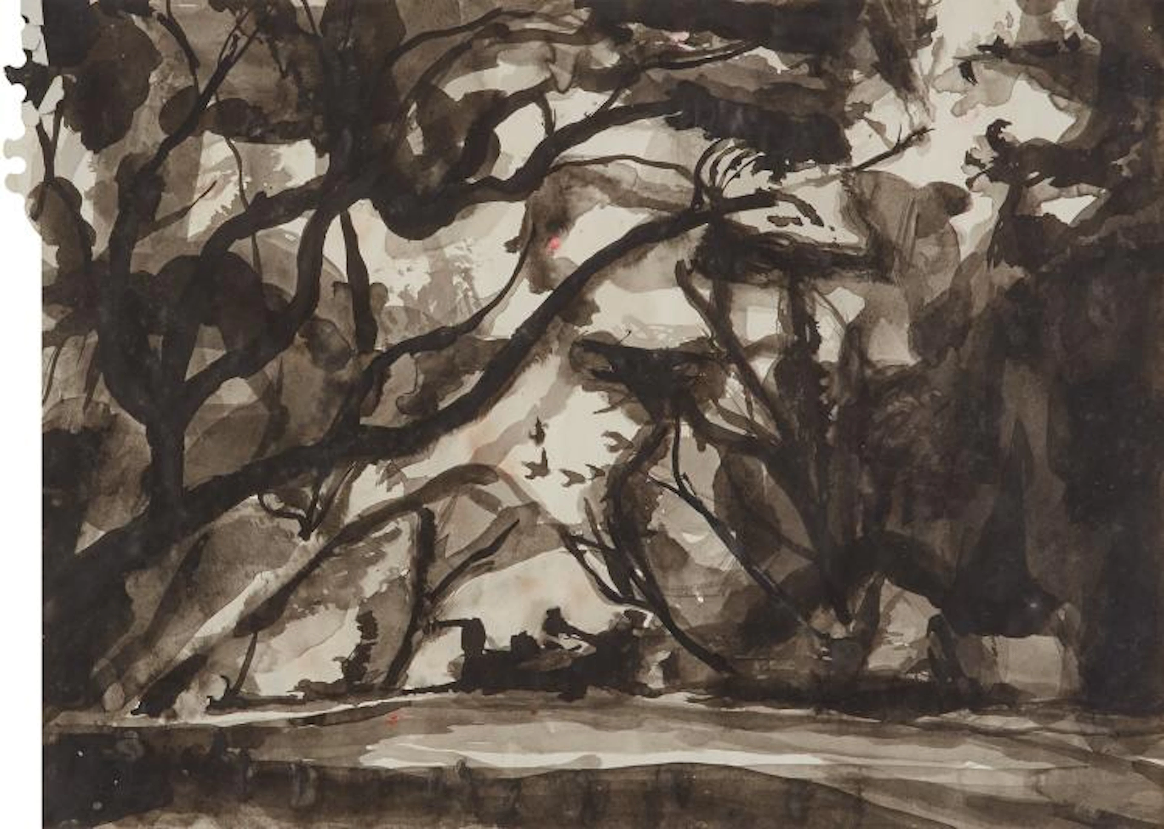 A gouache by Sara van der Heide