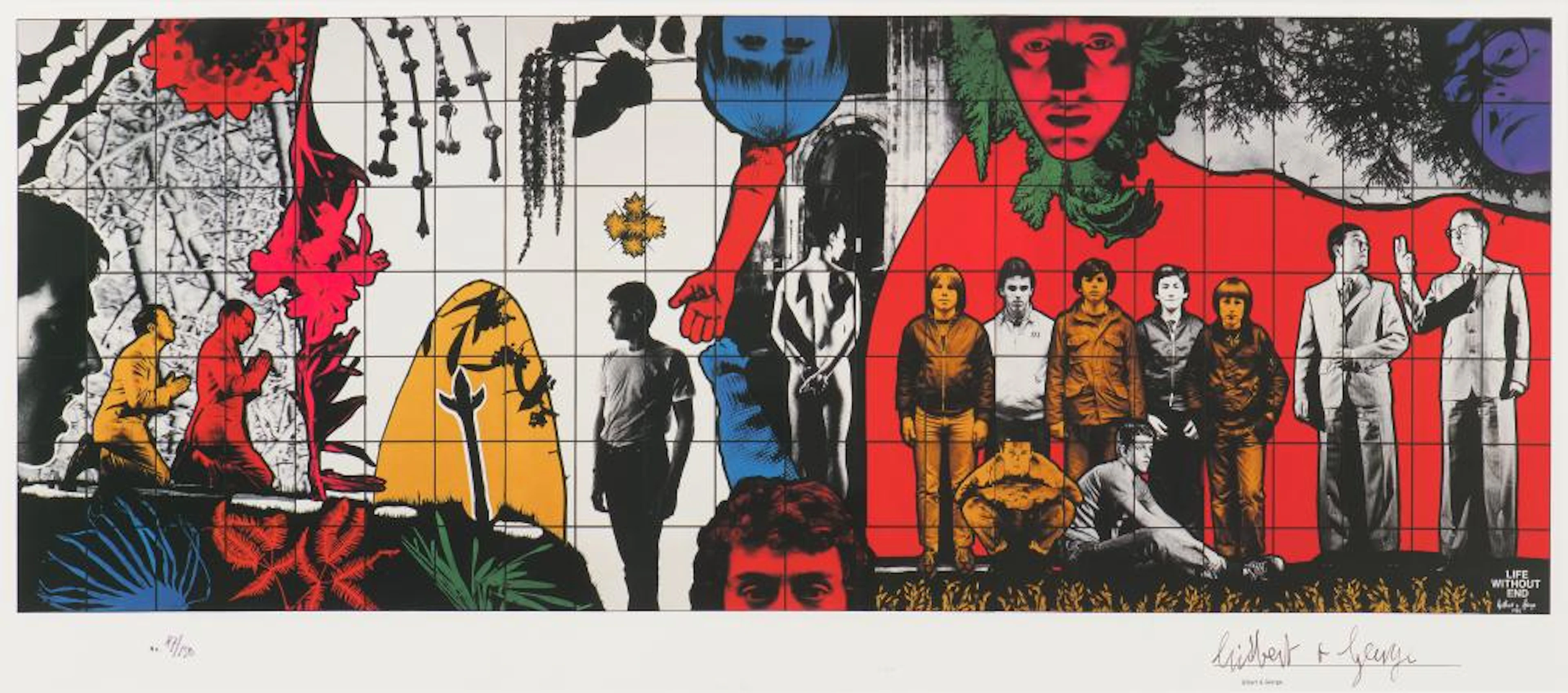 Gilbert & George (Italian 1943 & British 1942). Life Without End, 1982.