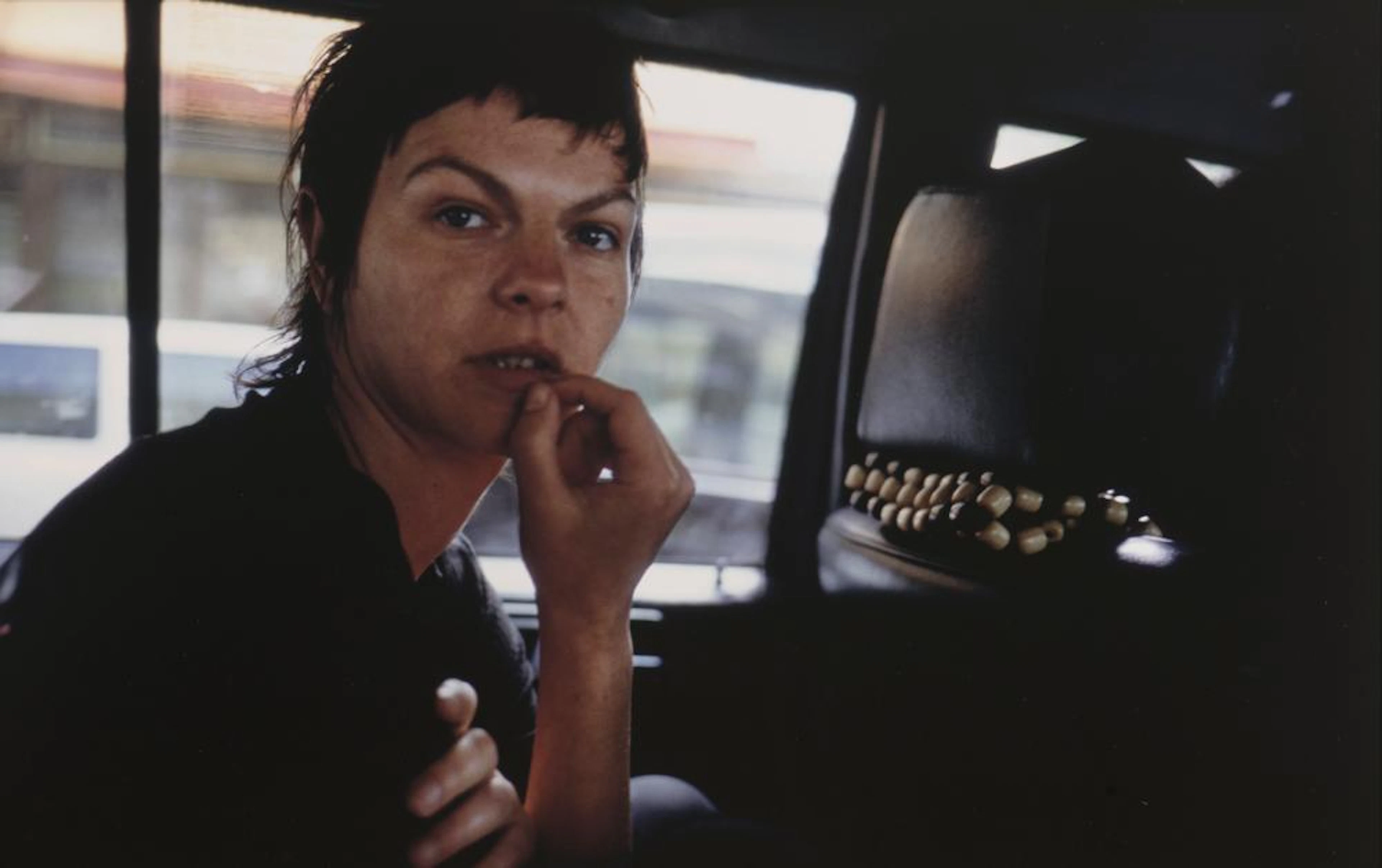 an Goldin (American 1953). Valérie in the Taxi, Paris, 2001.