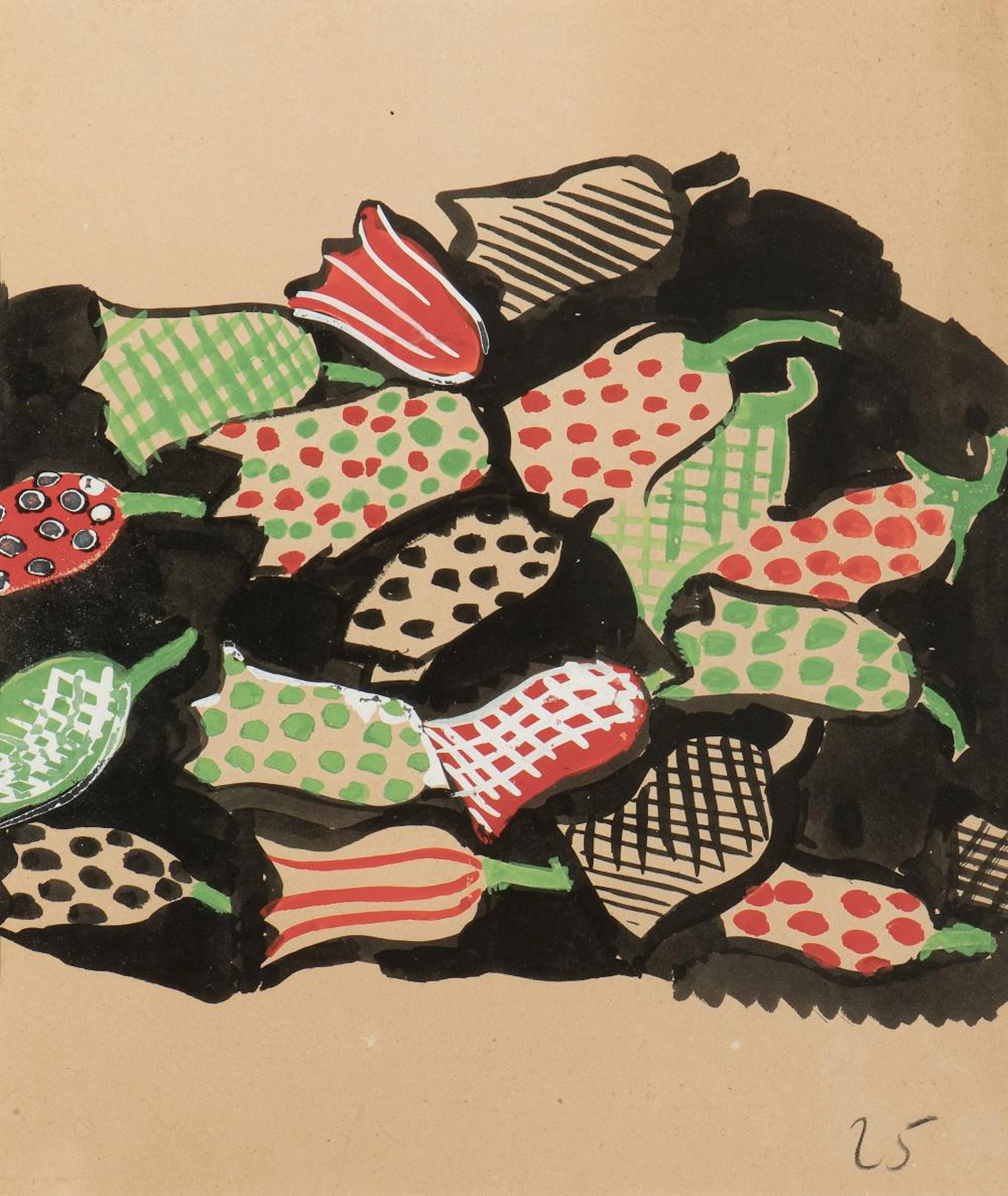 Sonja Delaunay (French, Ukrainian 1885 - 1979). Textile design.