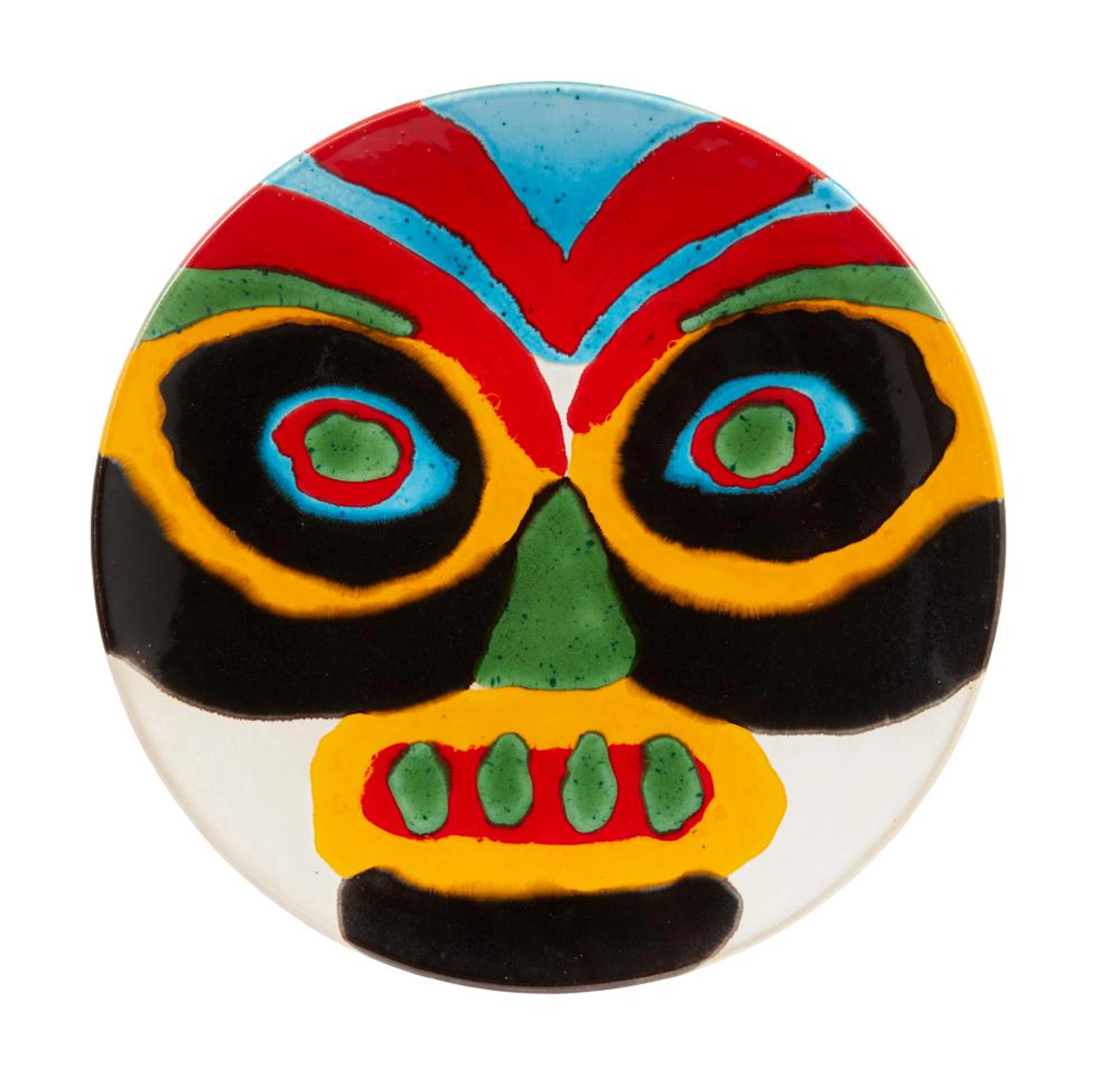 1 of 6 only, a glazed plate by Appel