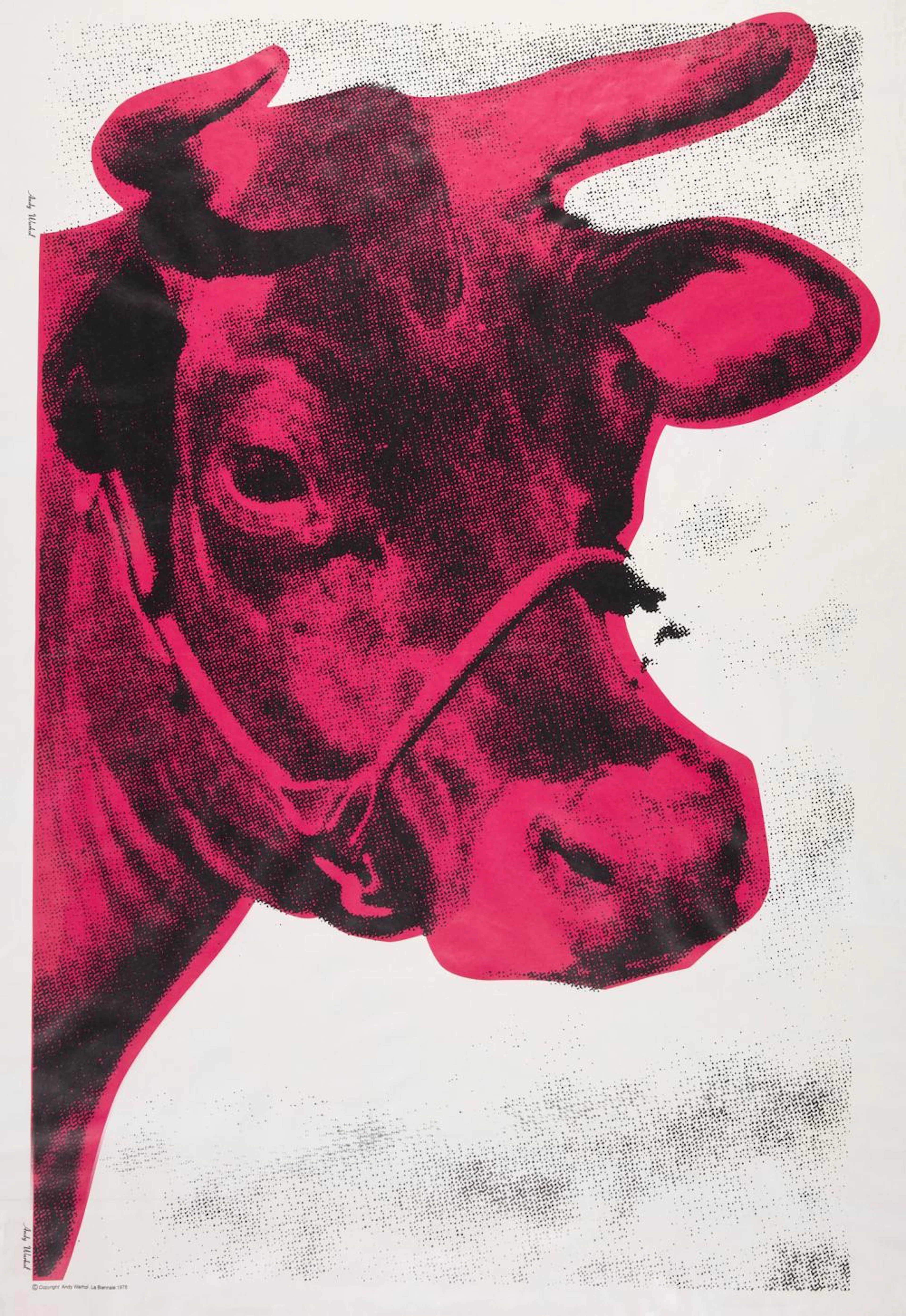 Warhol's Pink Cow for Venice