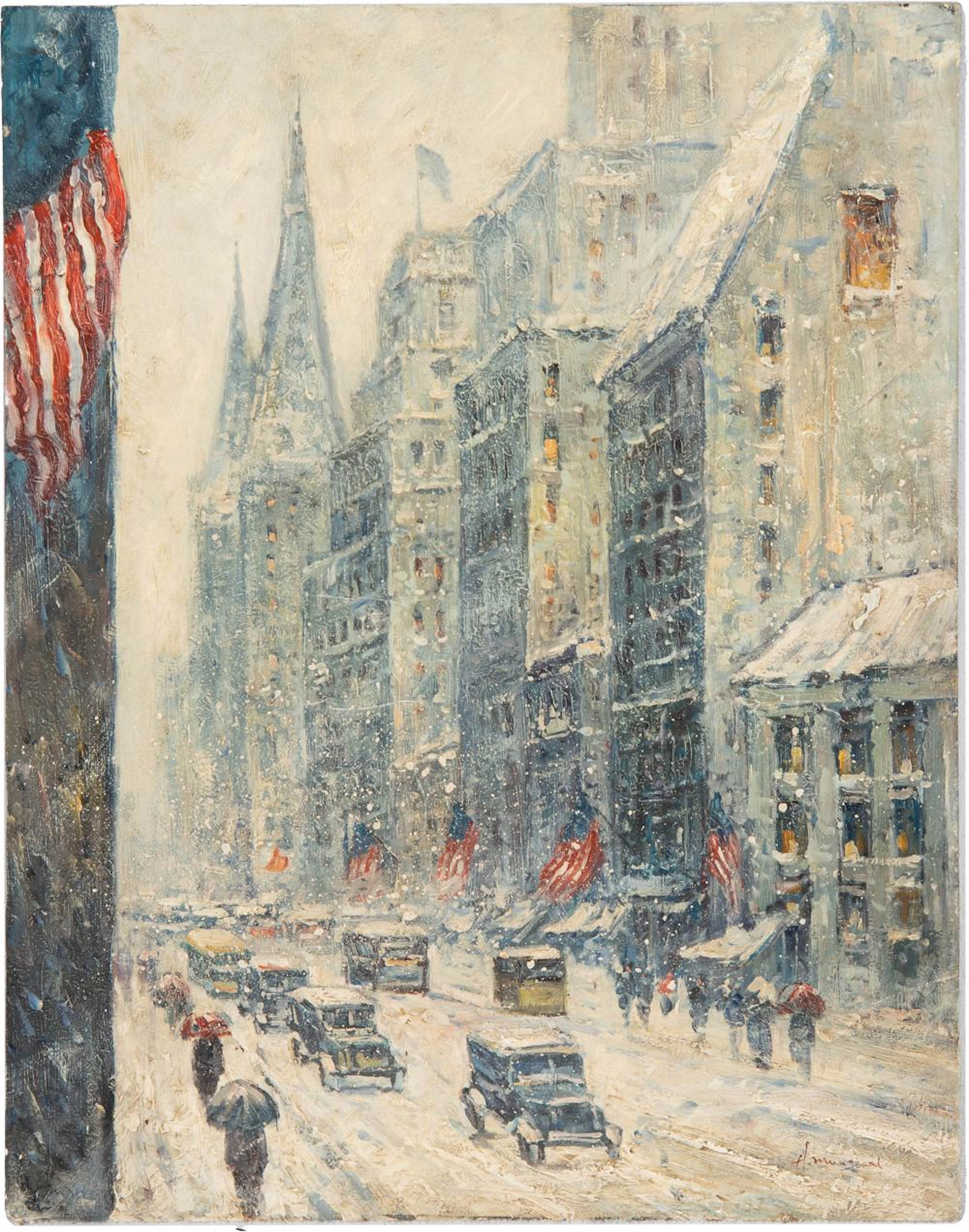 Ashcan School (early 20th century), Winter Street in New York City