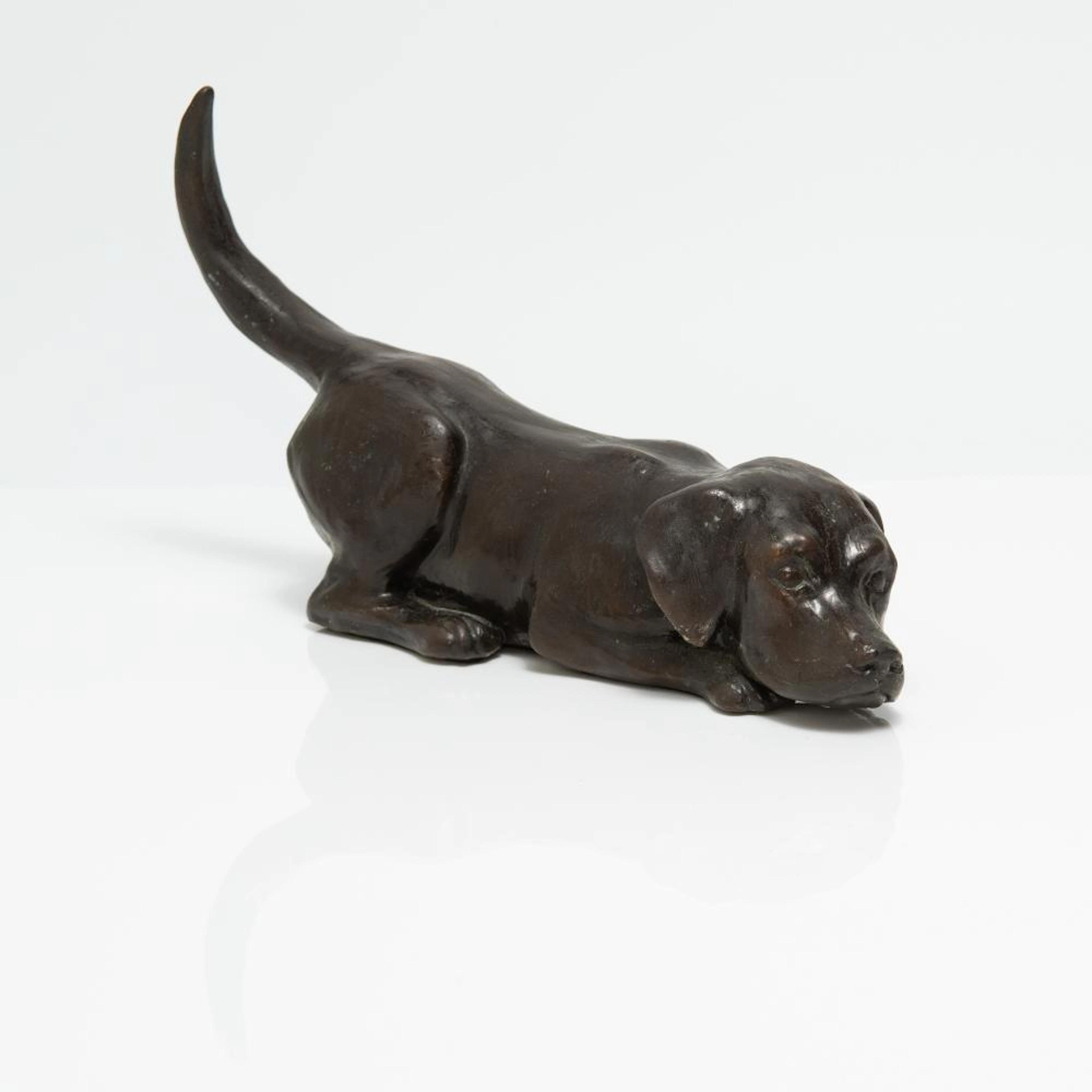 WILLIAM H. TURNER BRONZE "LABRADOR PUP"