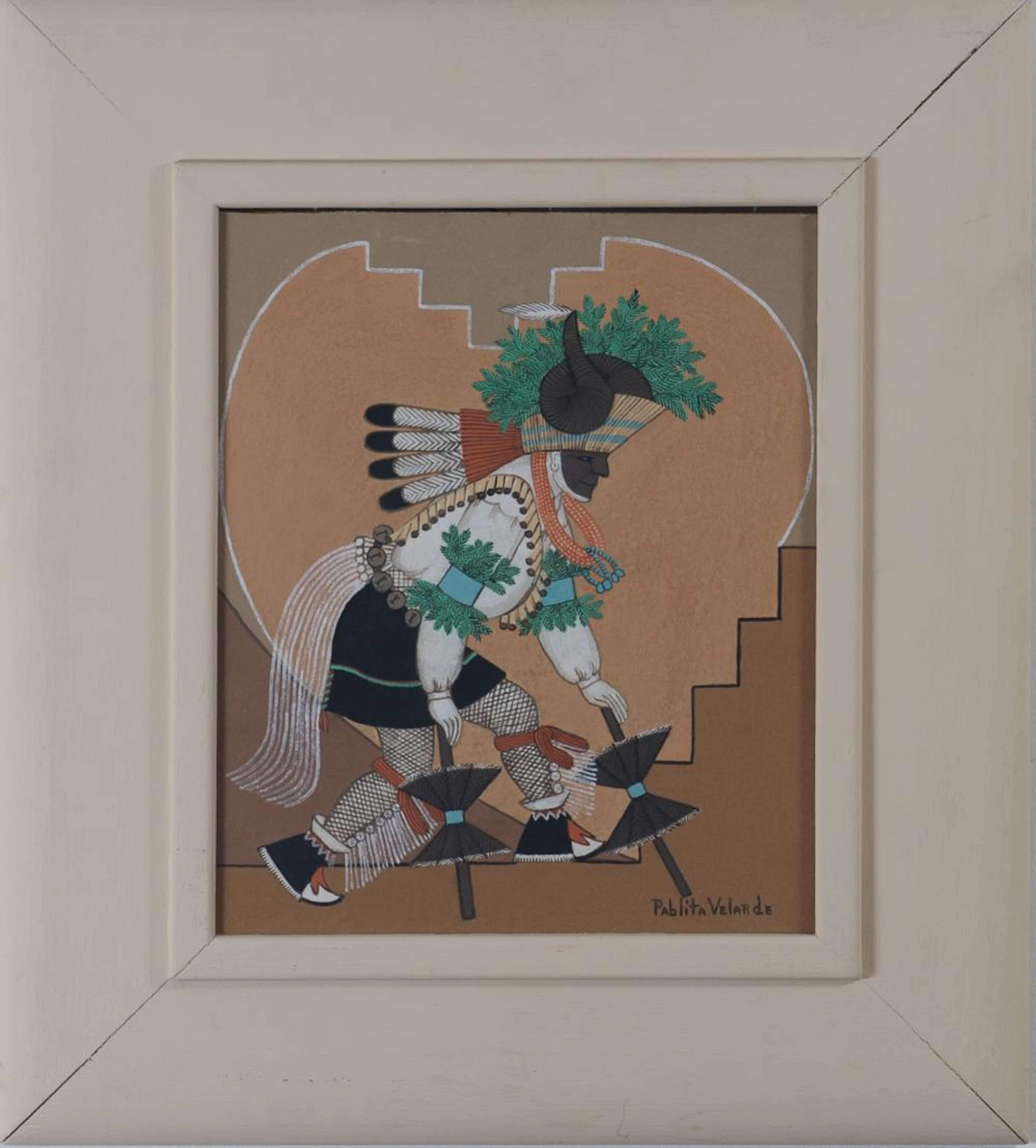 Pablita Velarde Mineral Painting Dancer