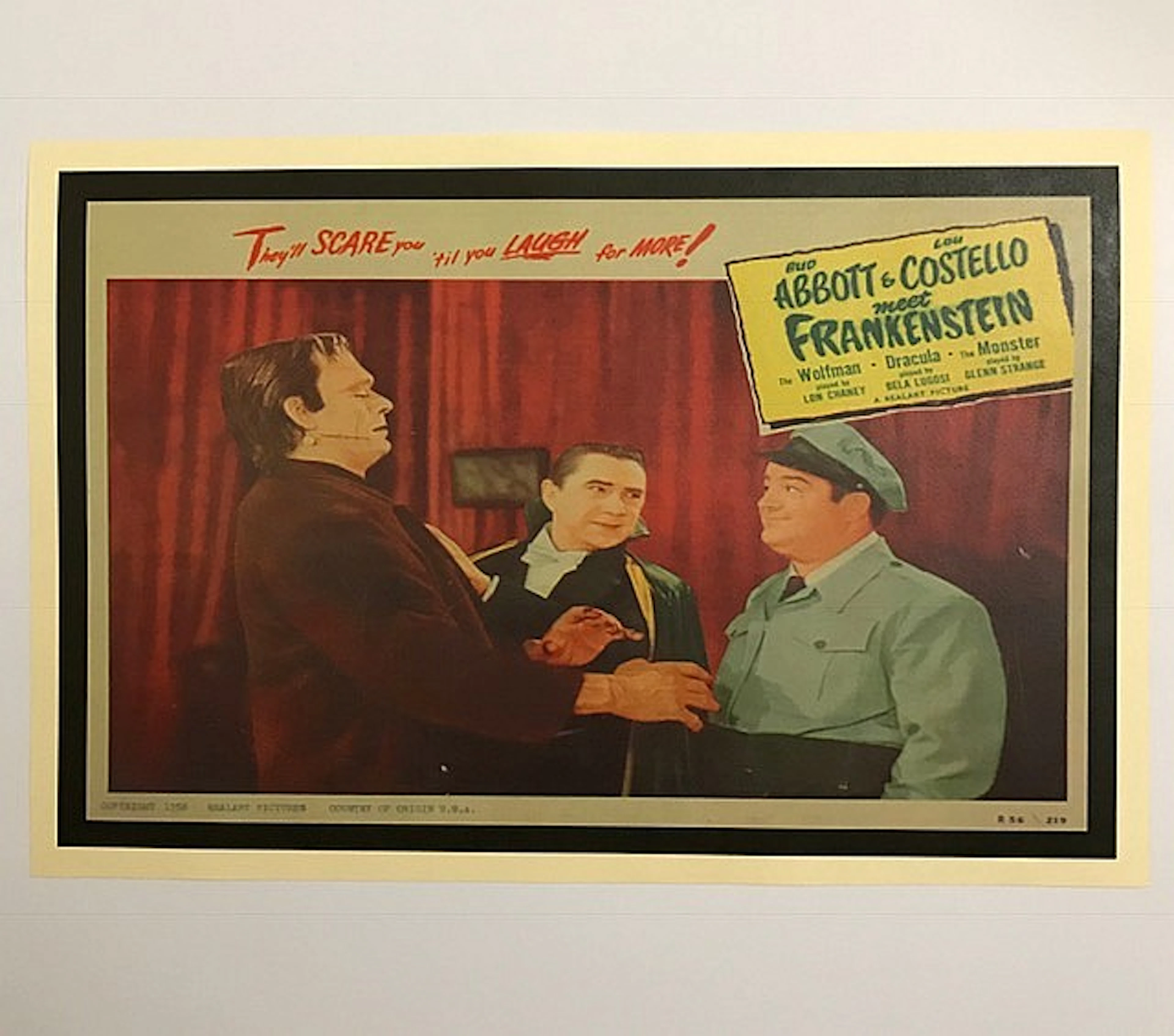 ABBOTT & COSTELLO Movie Theatre Lobby Card Poster