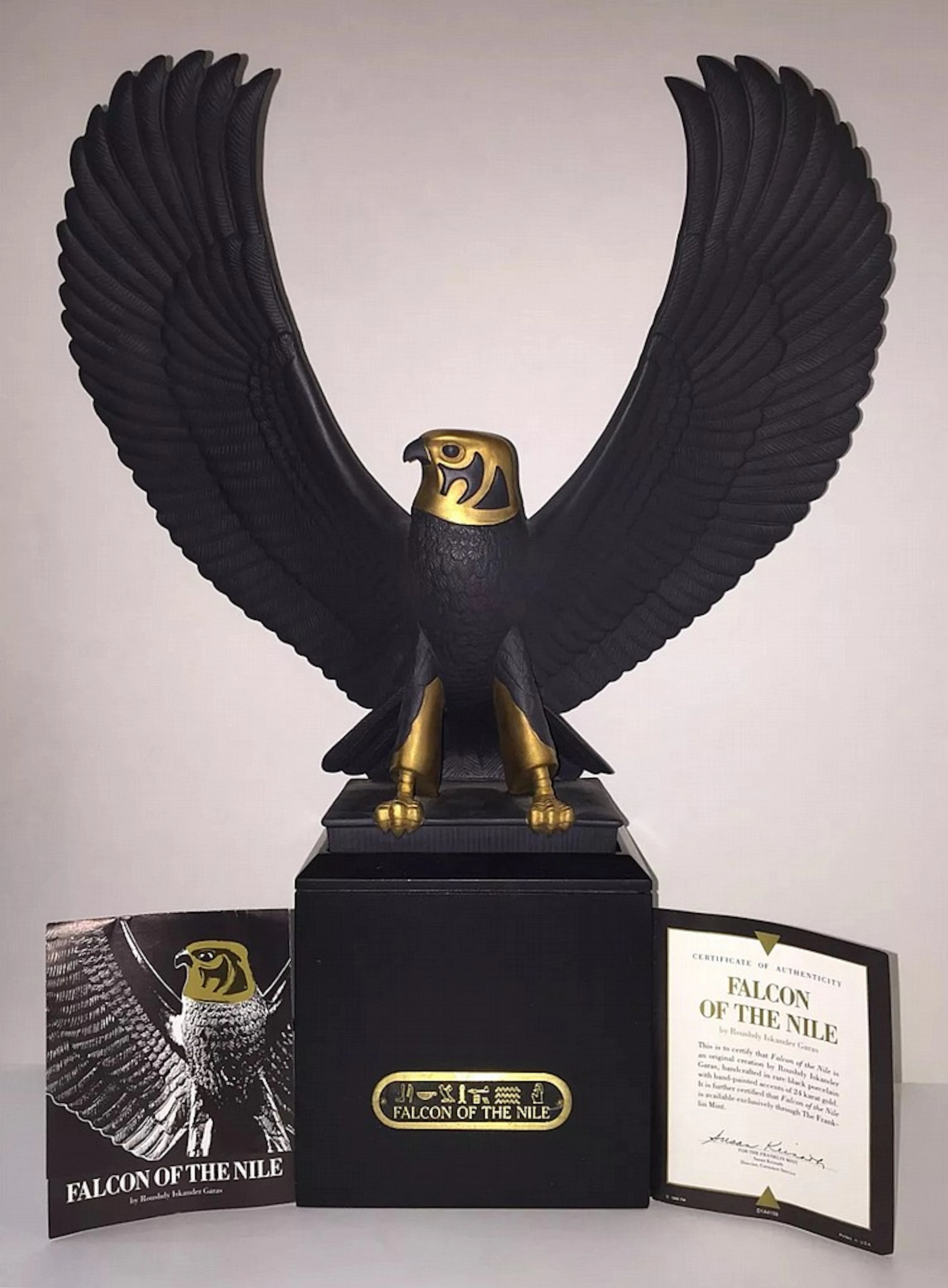 Ultra-Rare "FALCON OF THE NILE" Egyptian Sculpture