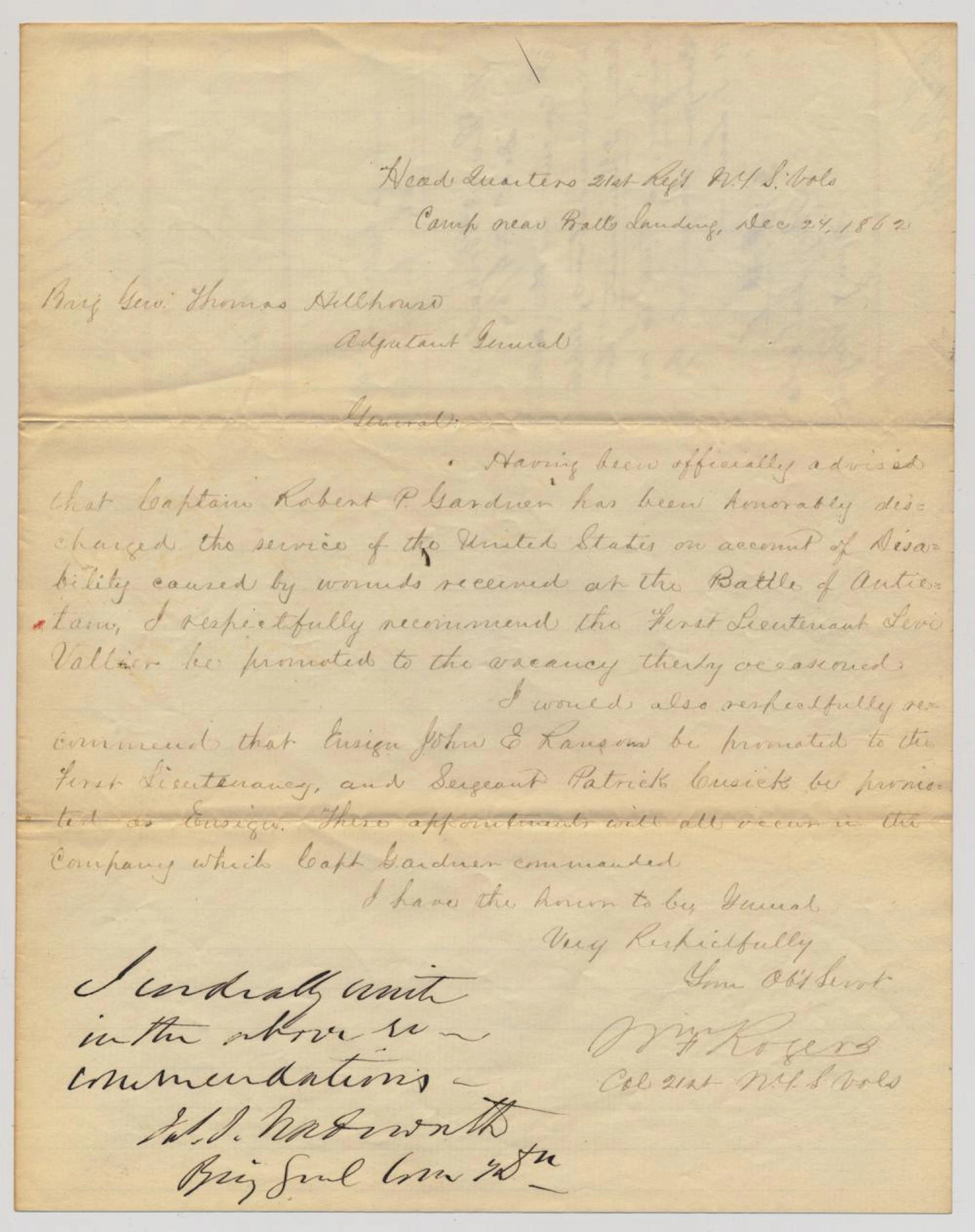 JAMES S. WADSWORTH AND GABRIEL R. PAUL