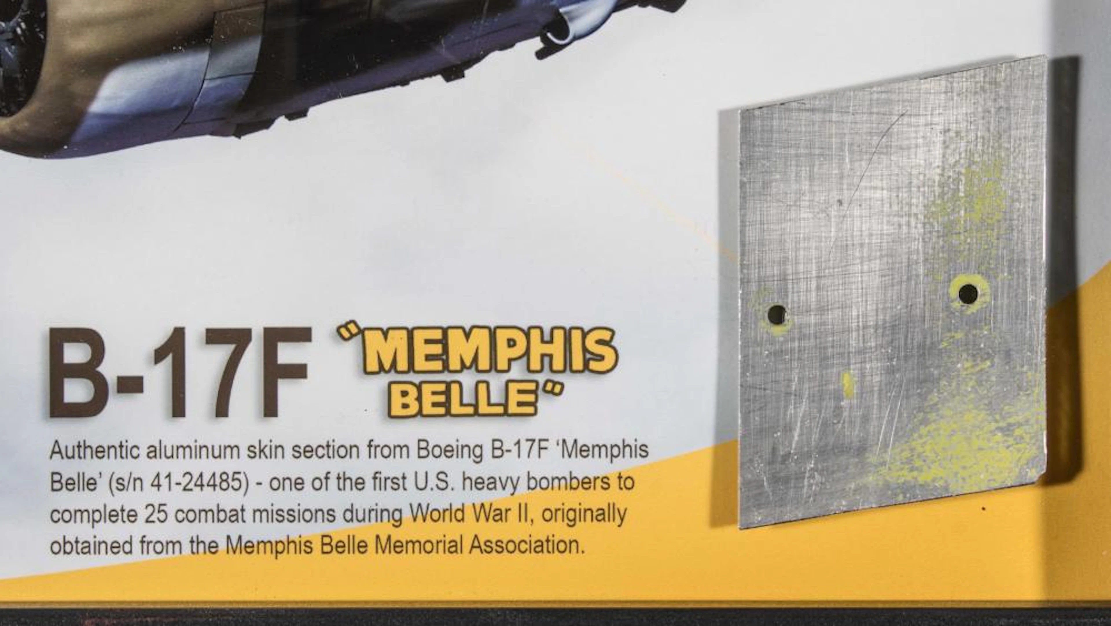 'MEMPHIS BELLE' FUSELAGE RELIC