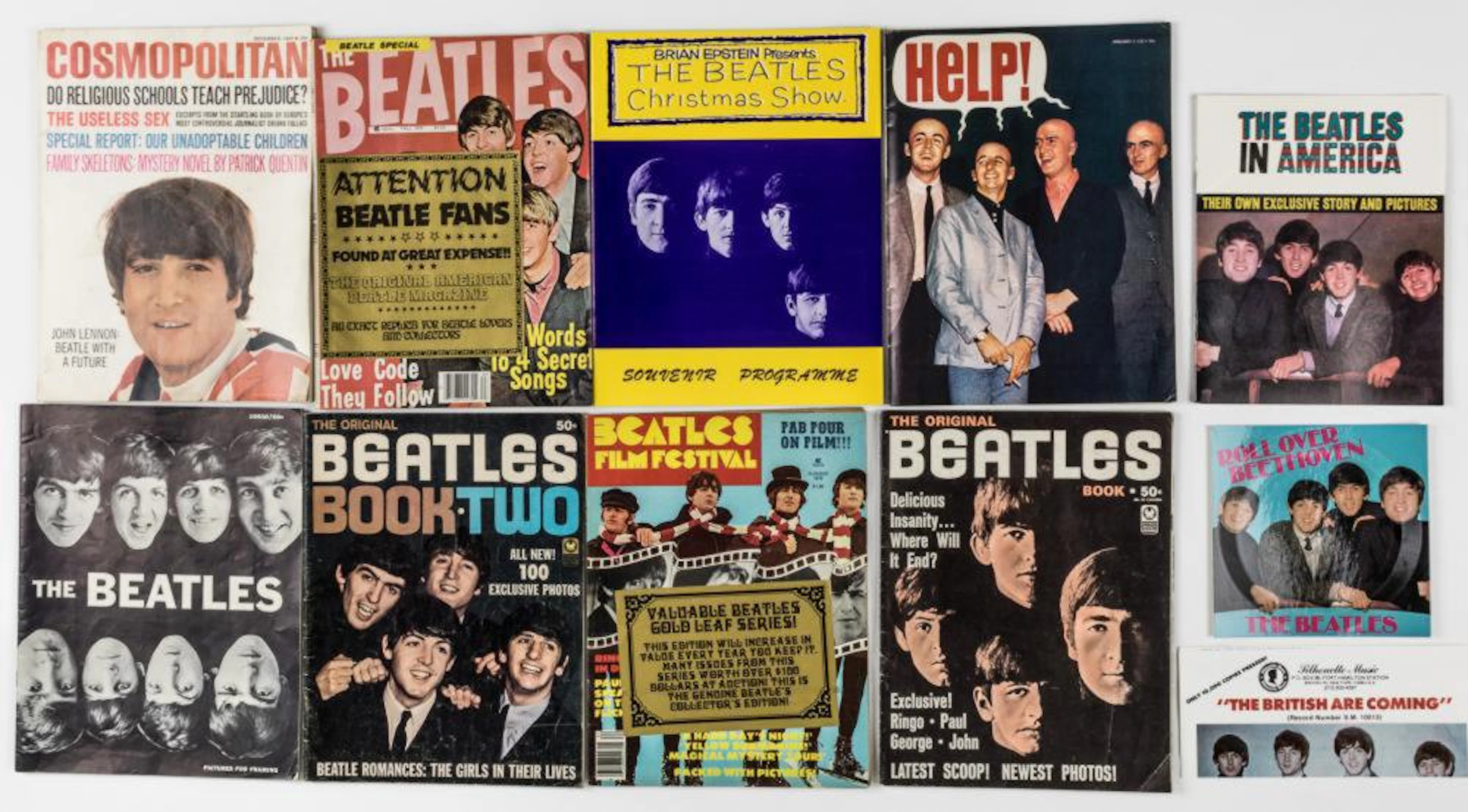 (BEATLES) BEATLES MAGAZINES AND COLLECTORS BOOKS