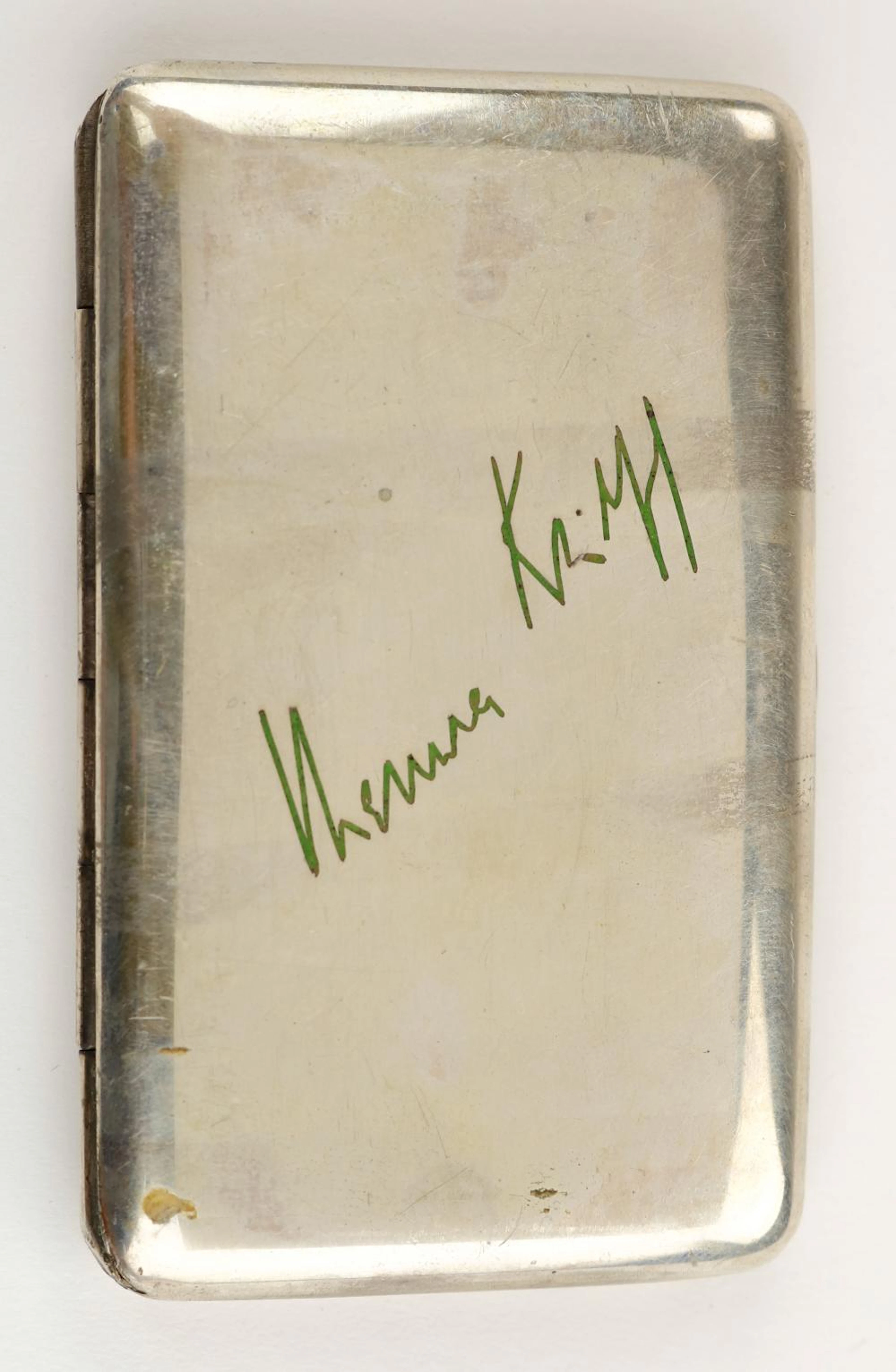HANNA REITSCH SILVER CIGARETTE CASE