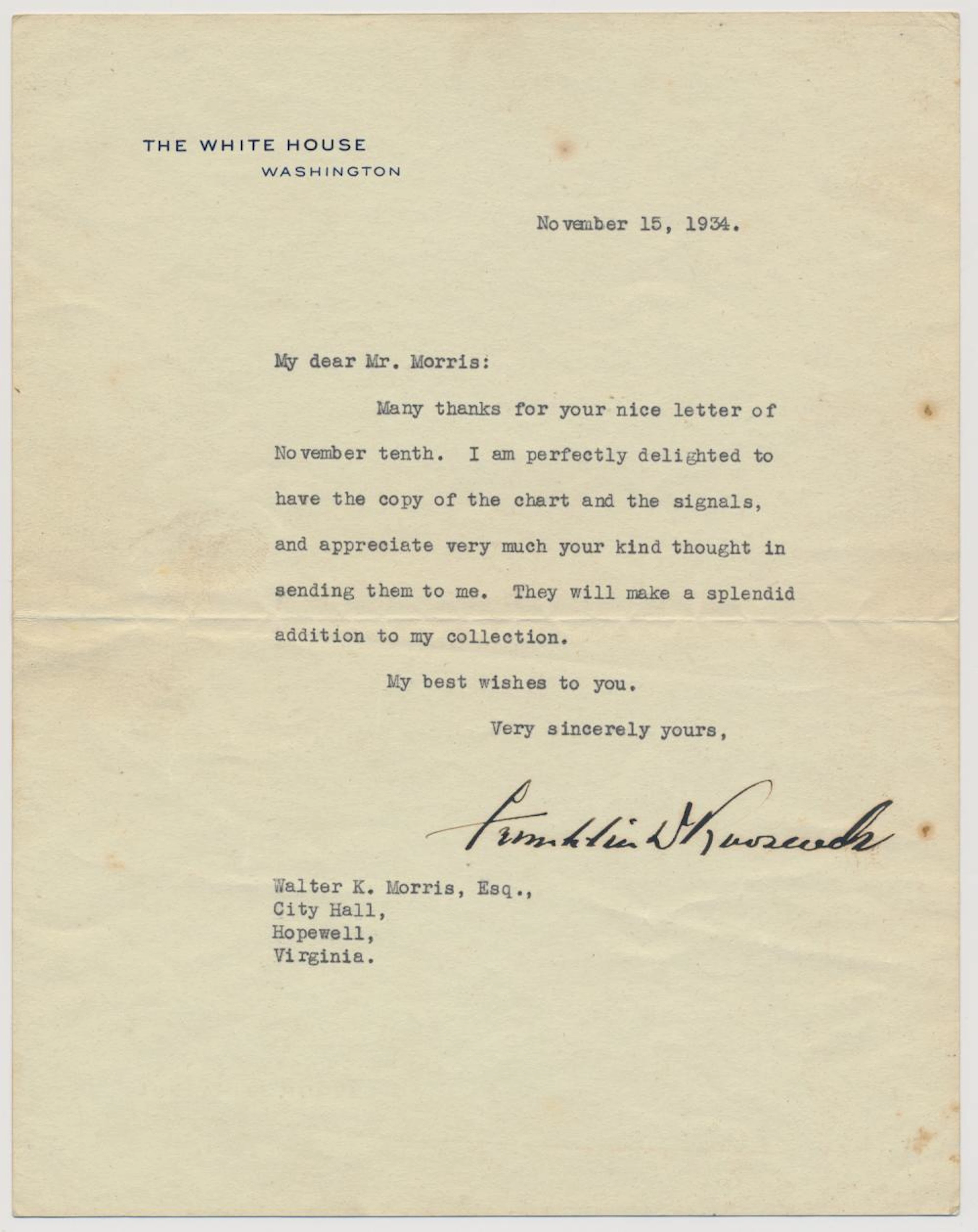 FRANKLIN D. ROOSEVELT