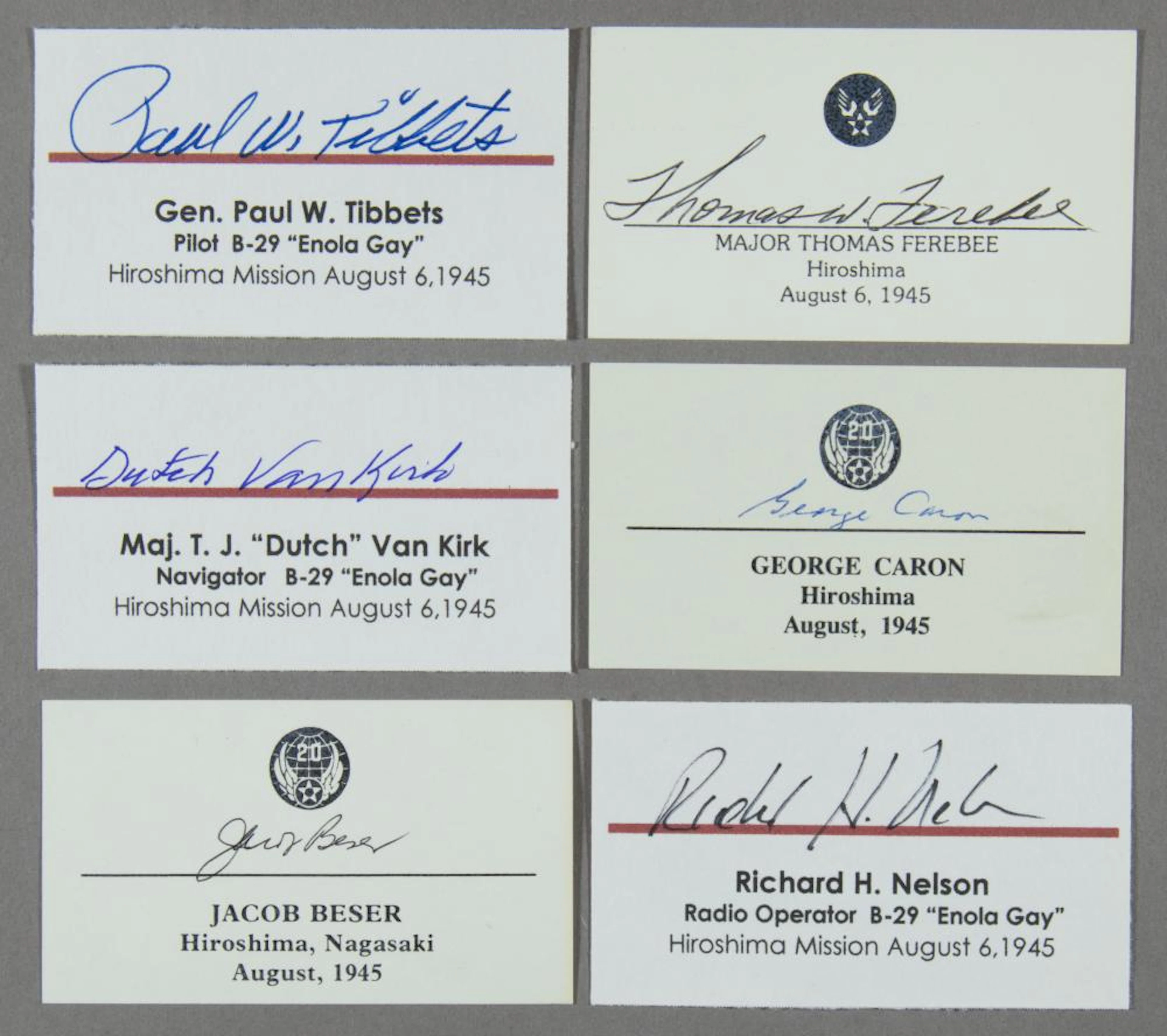 ENOLA GAY CREWMEMBERS (6)
