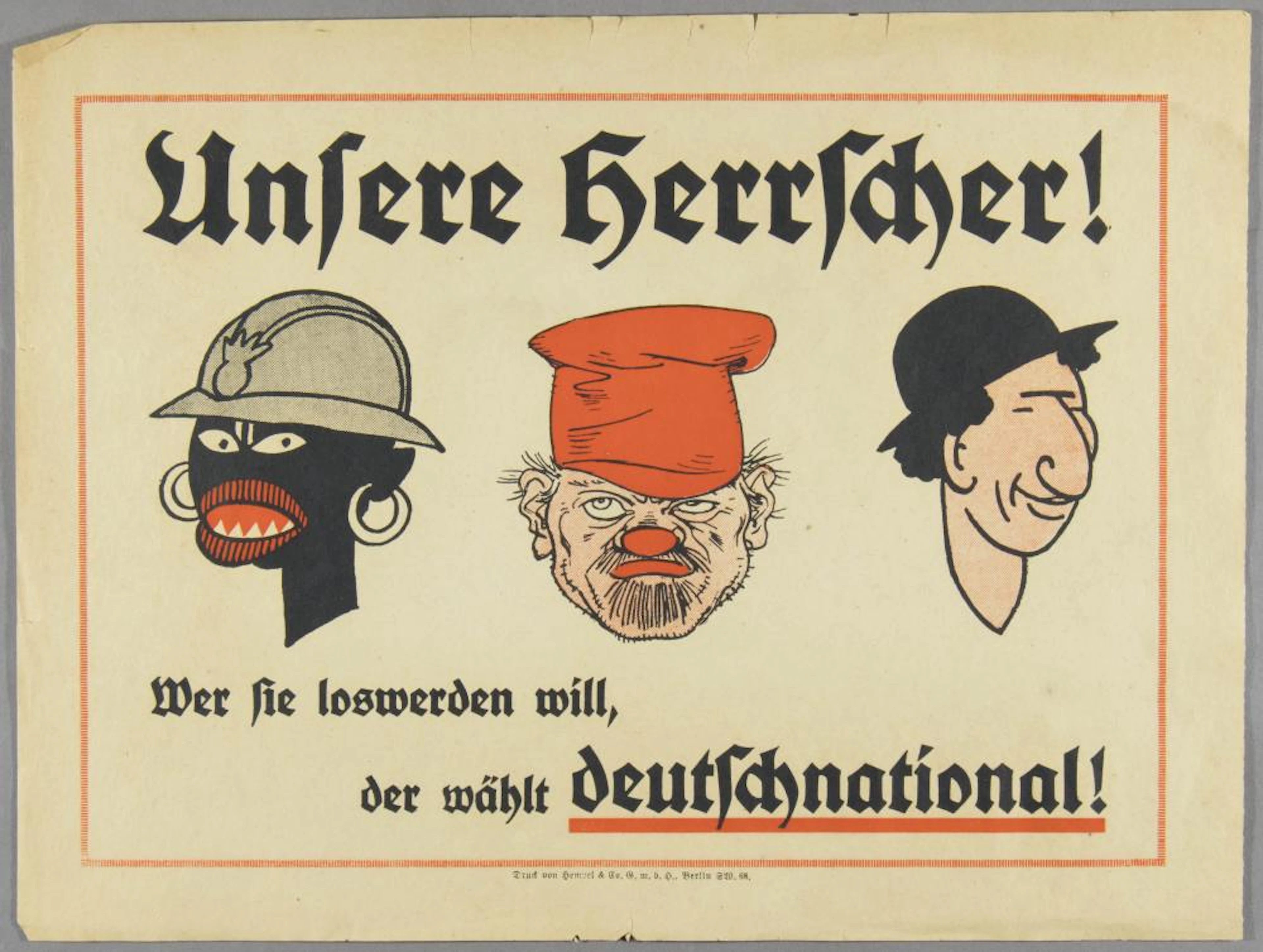 'OUR RULERS' ELECTION POSTER