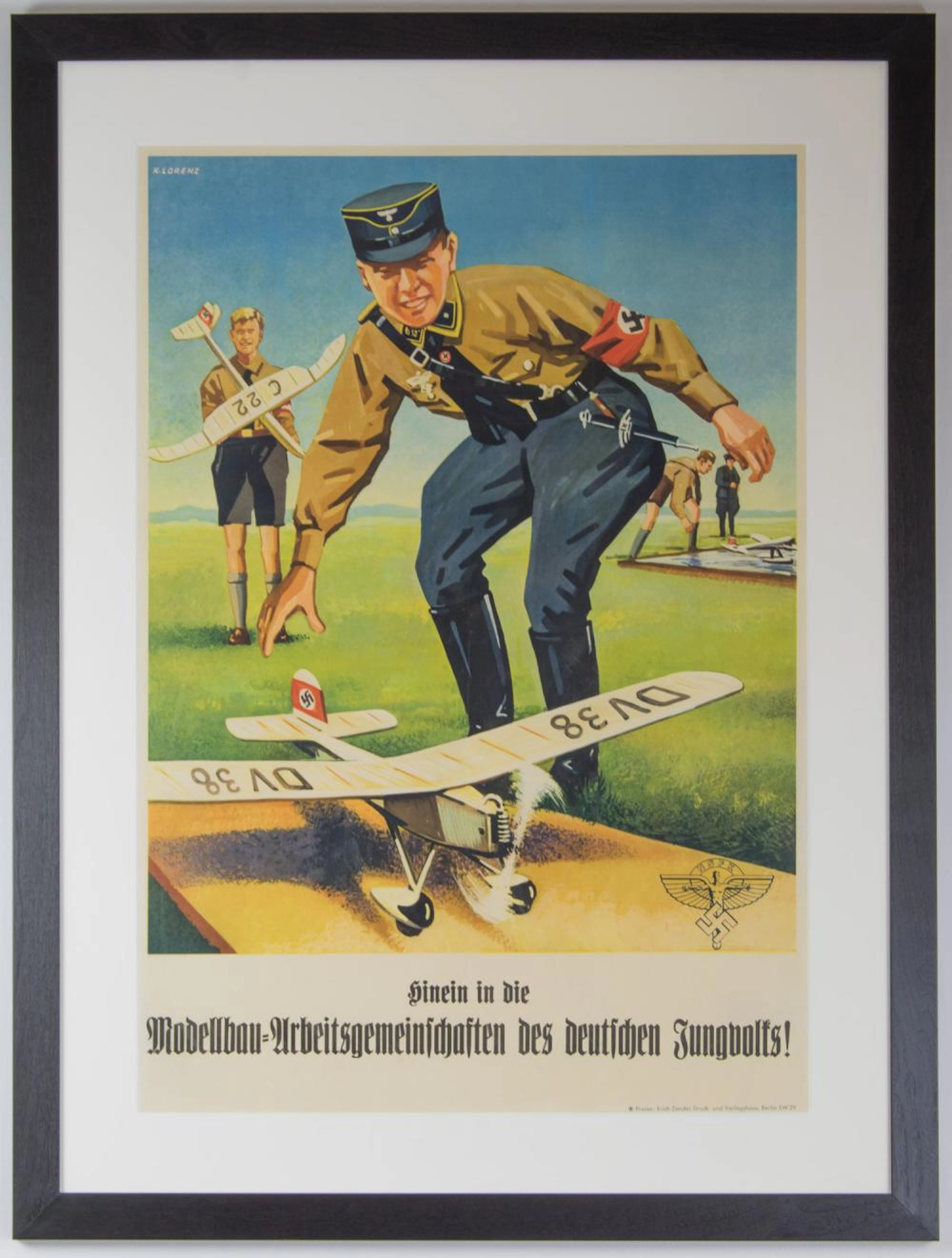 DEUTSCHES JUNGVOLK / NSFK COMPETITION POSTER