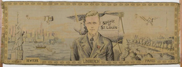 CHARLES LINDBERGH TAPESTRY