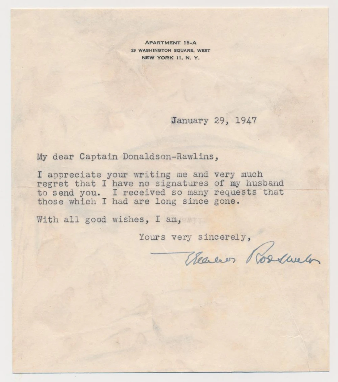 ELEANOR ROOSEVELT