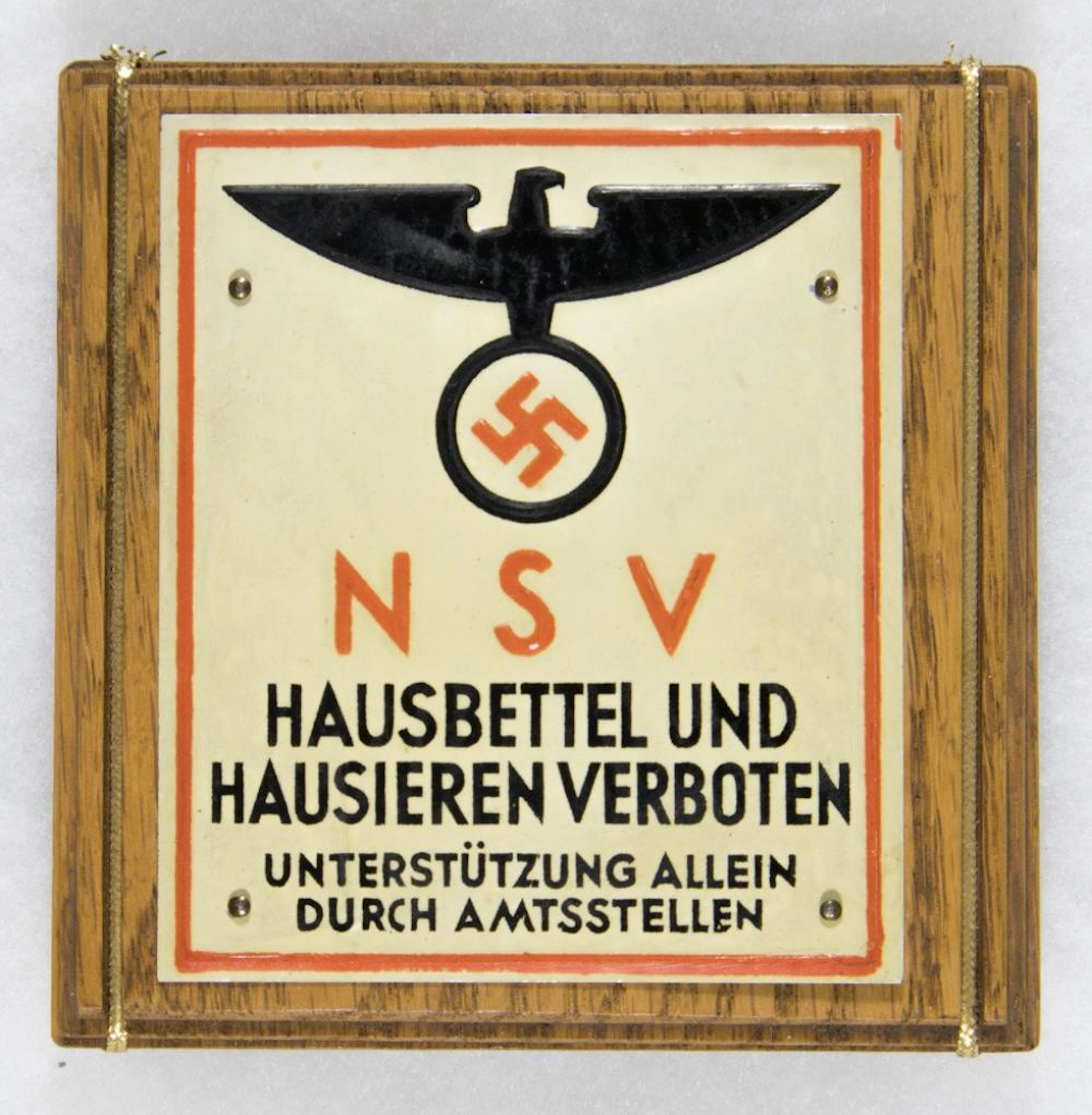 .S.V. PLAQUE