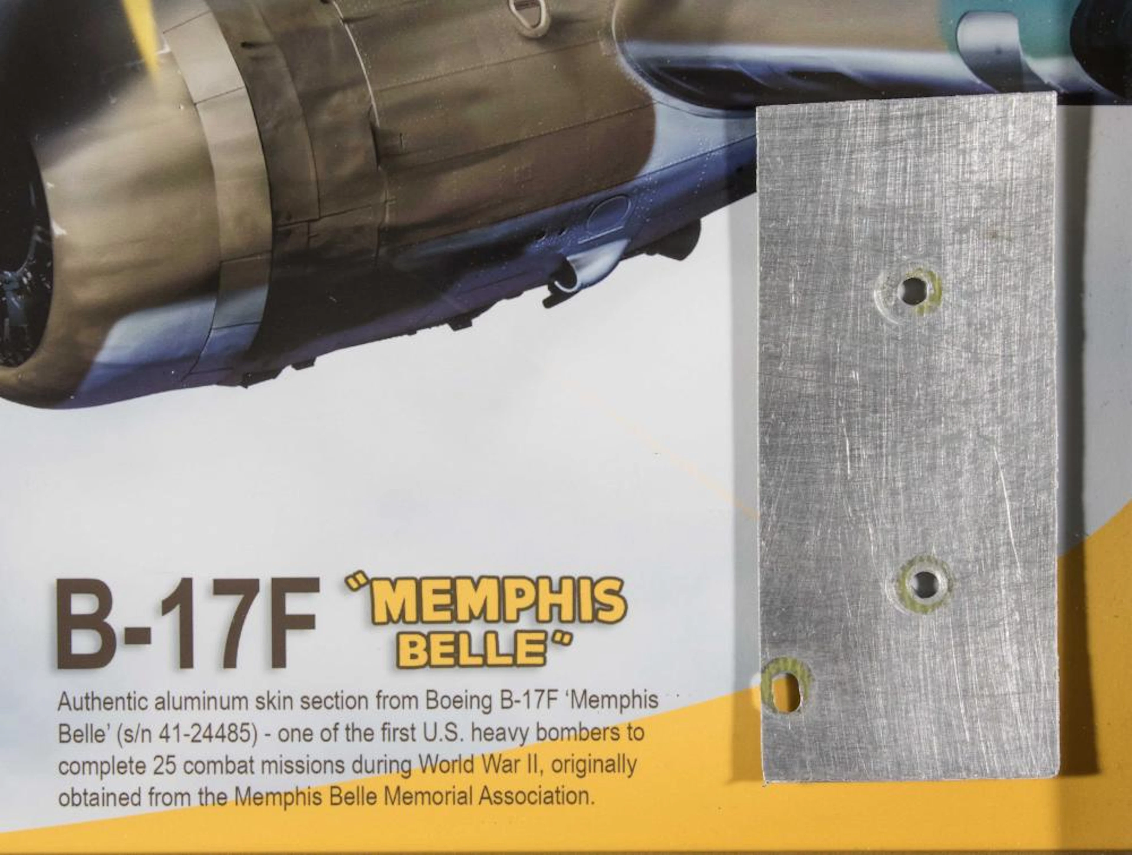'MEMPHIS BELLE' FUSELAGE RELIC