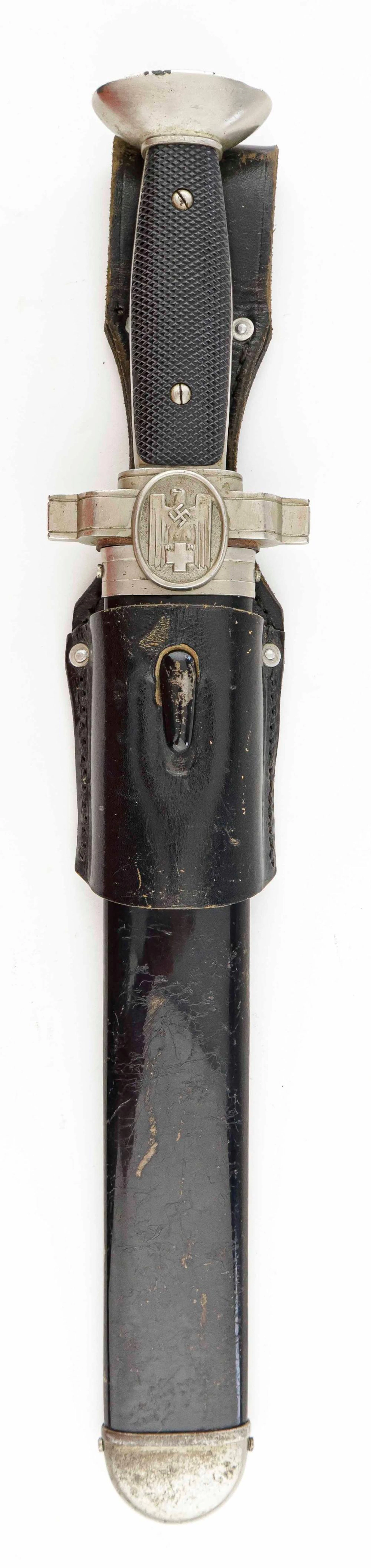 GERMAN RED CROSS HEWER WITH SCABBARD AND FROG