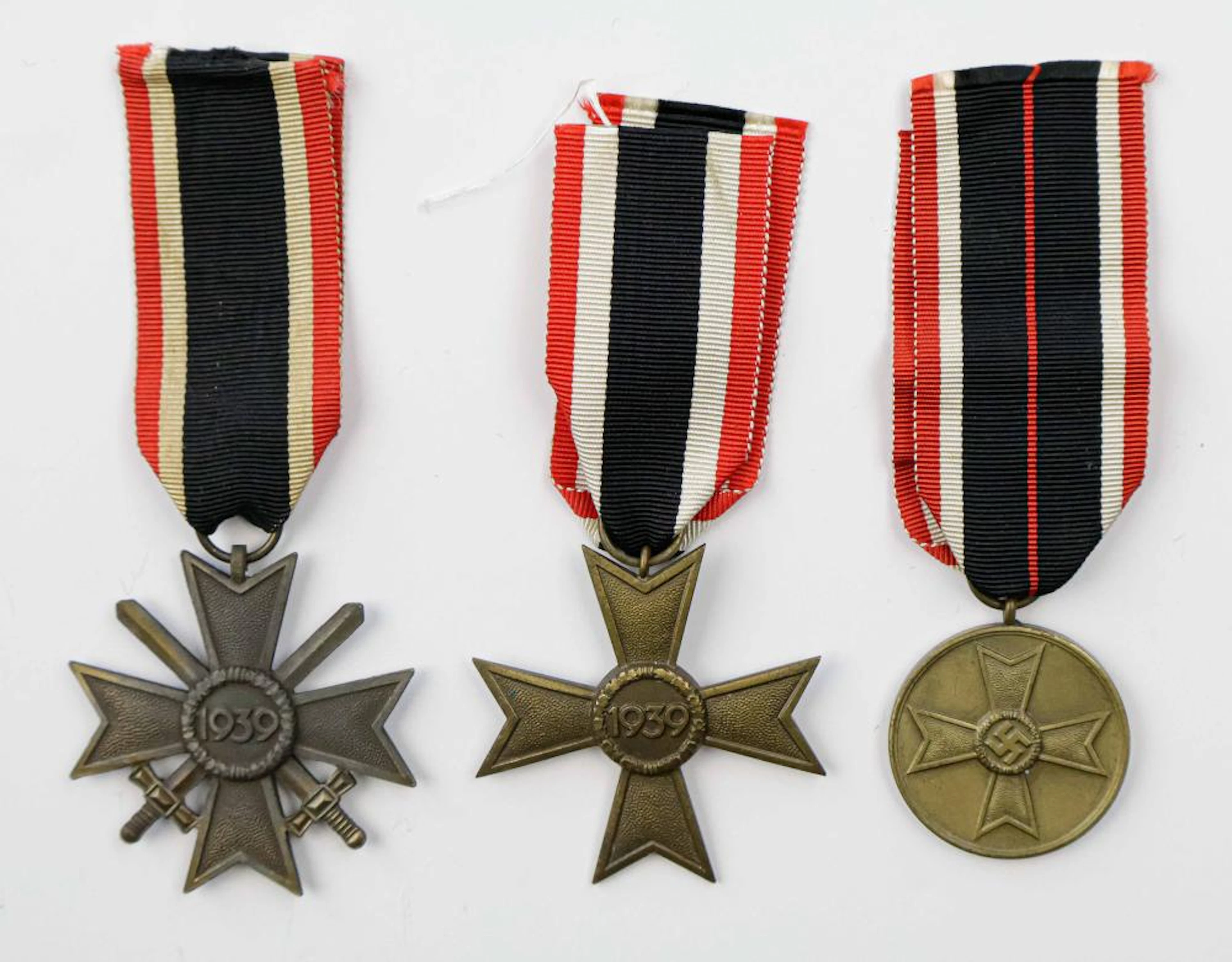 WAR MERIT CROSSES AND MEDAL (3)
