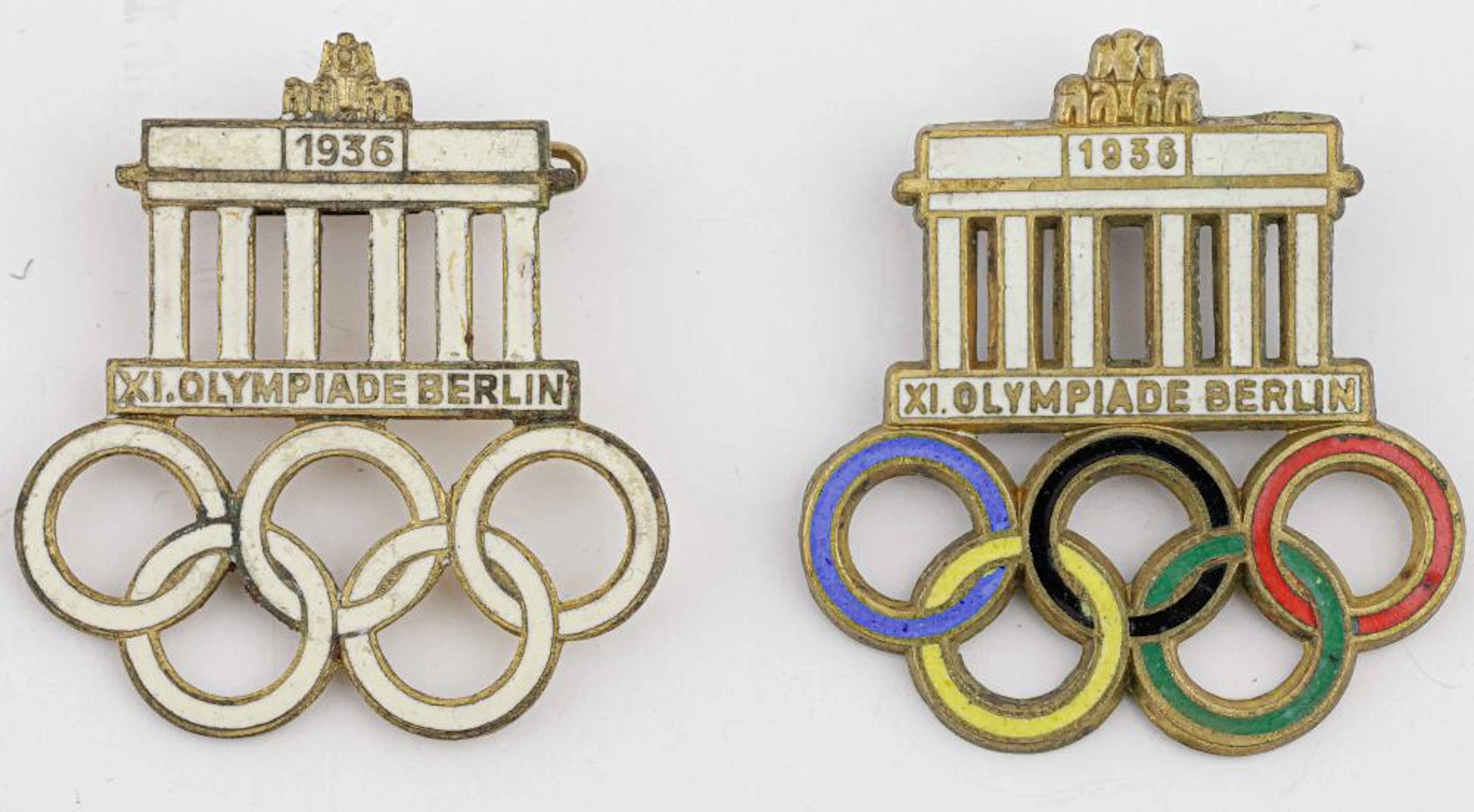 1936 BERLIN OLYMPICS PINS (2)
