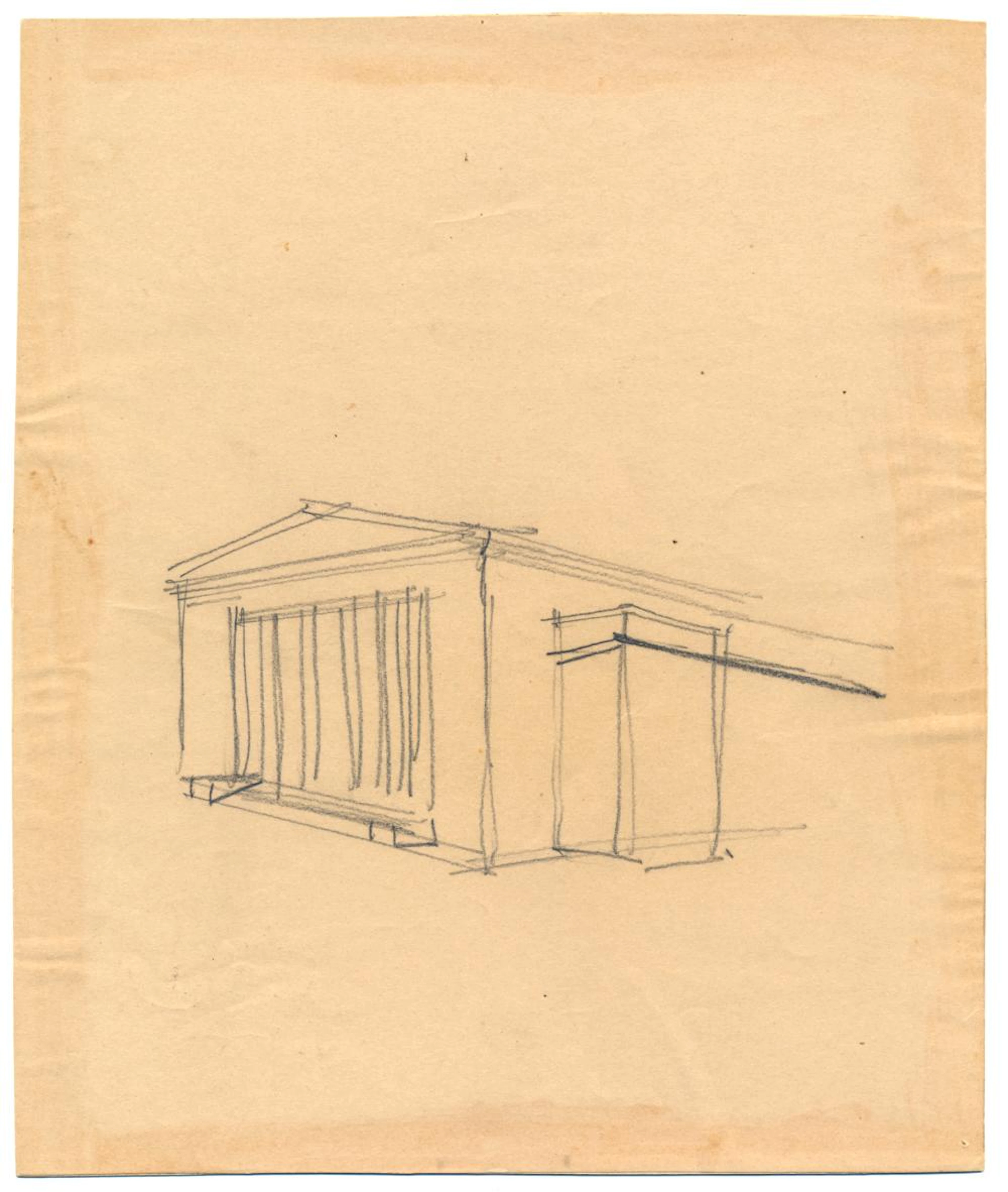 ADOLF HITLER?S SKETCH OF A THEATER ENTRANCE