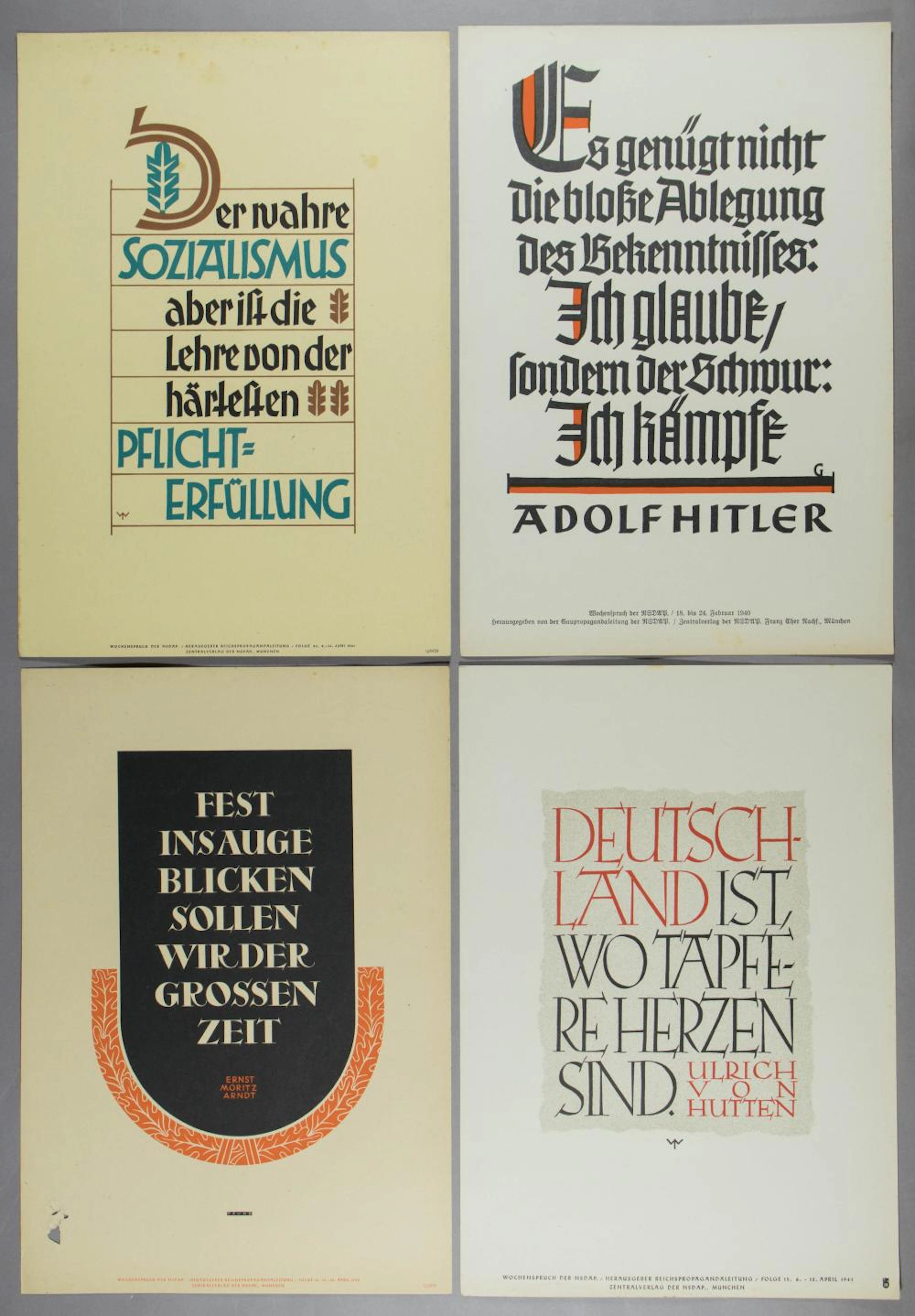 SDAP PROPAGANDA POSTERS (20)