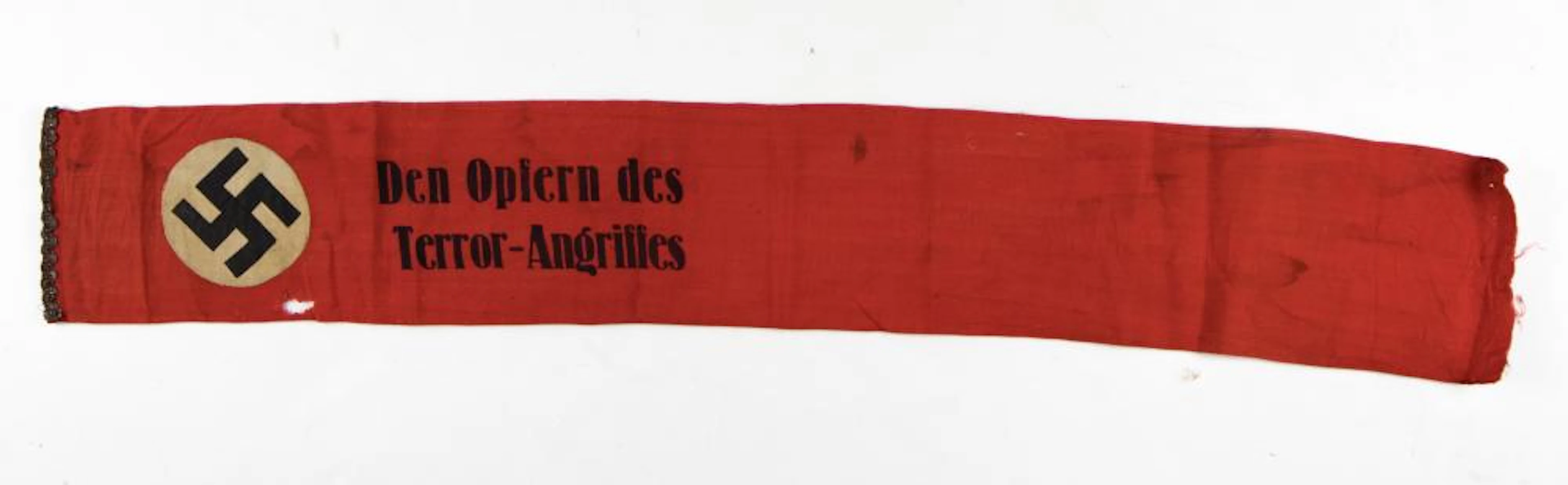 ALLIED BOMB ATTACK FUNERAL SASH
