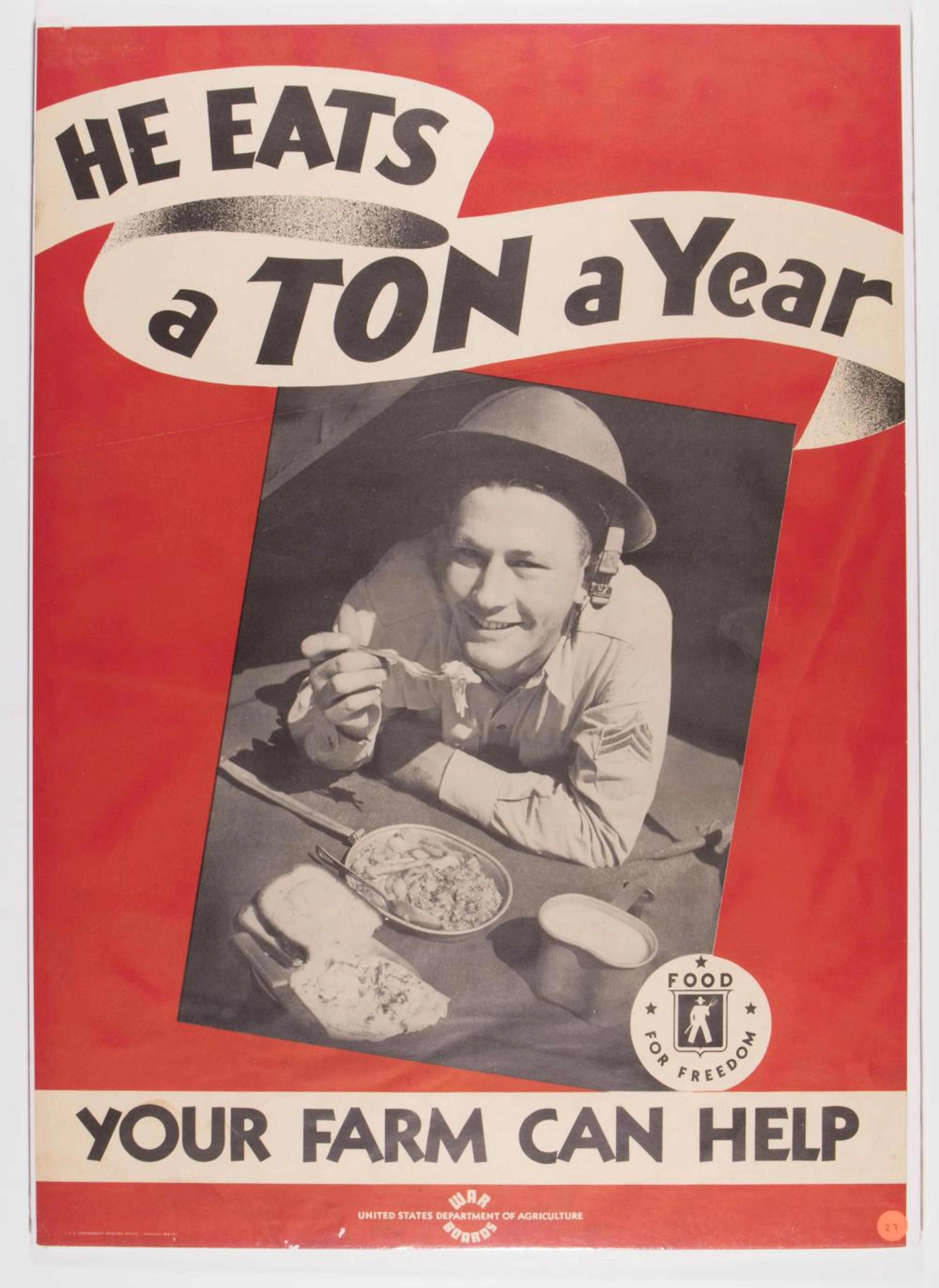 WORLD WAR II U.S. DEPARTMENT OF AGRICULTURE POSTER