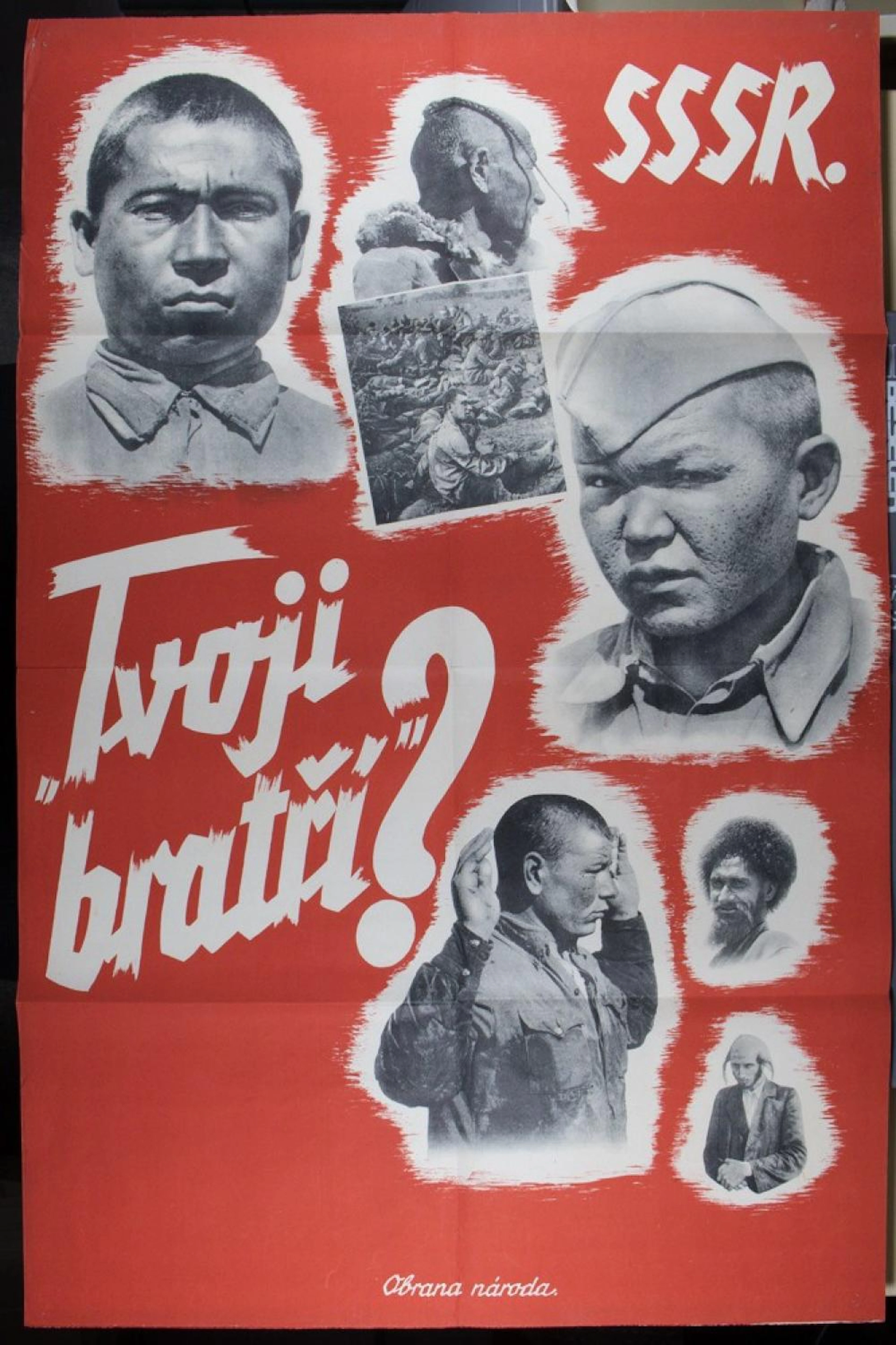 CZECH-OCCUPIED NAZI ANTI-SOVIET POSTER
